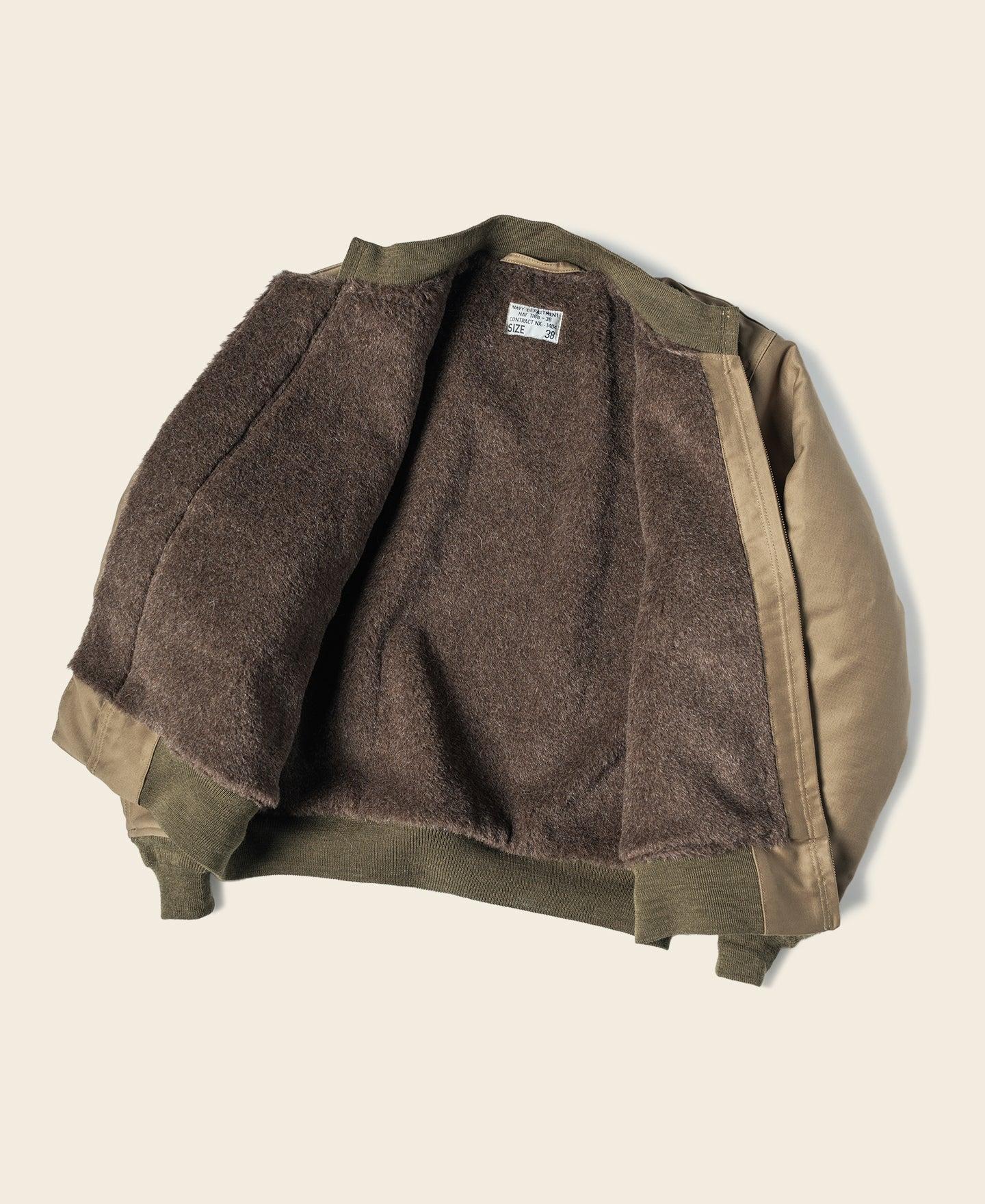 U.S. Navy NAF-1168 Deck Jacket - Khaki Product Image