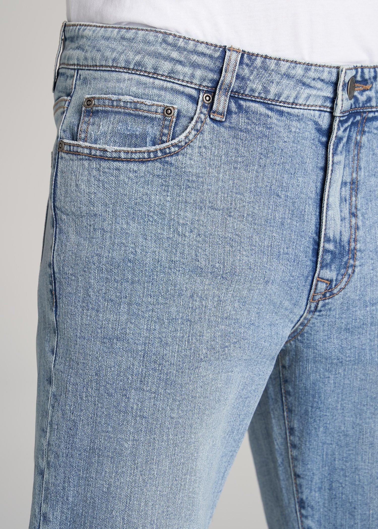 Dylan Slim Fit Jeans for Tall Men in Retro Blue Male Product Image