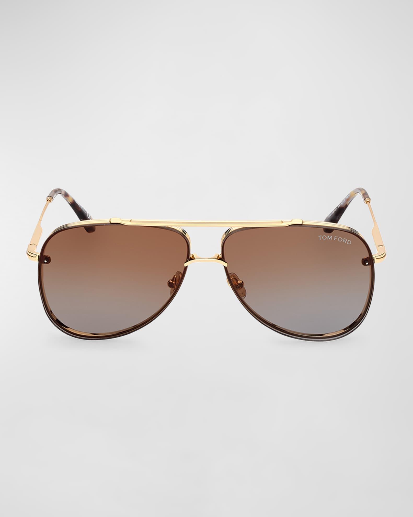 Men's Leon Metal Aviator Sunglasses Product Image