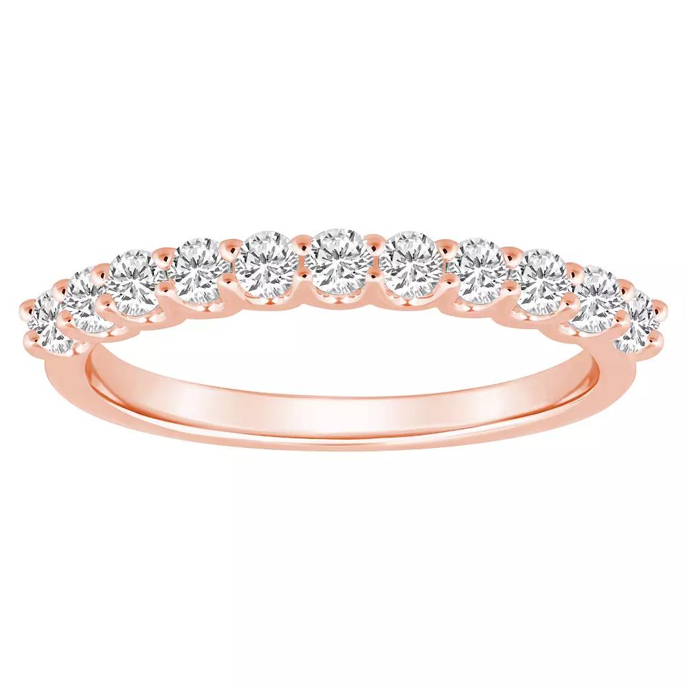 Alyson Layne 14k Gold 1/2 Carat T.W. Diamond 11-Stone Wedding Band, Womens Yellow Product Image