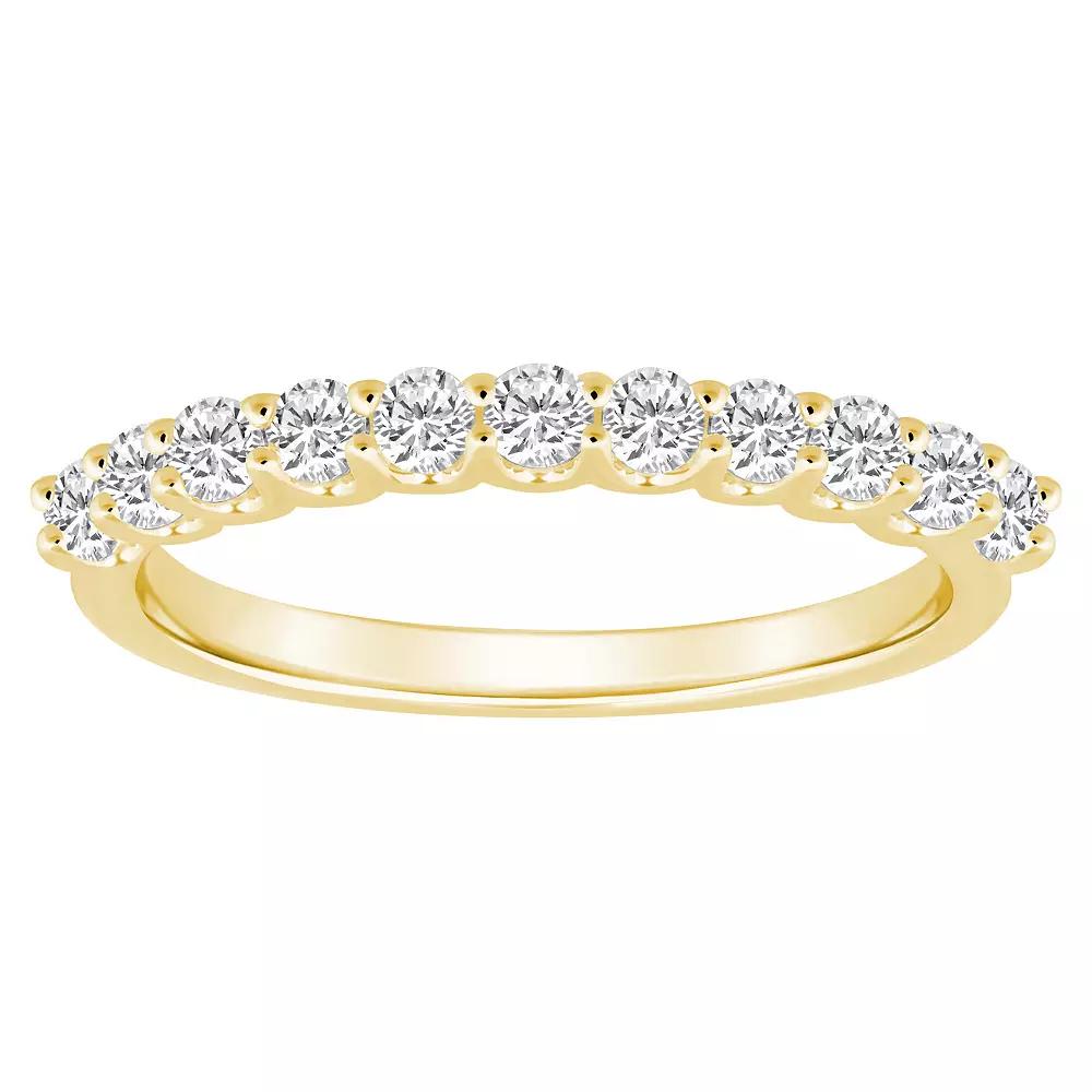 Alyson Layne 14k Gold 1/2 Carat T.W. Diamond 11-Stone Wedding Band, Womens Yellow Product Image