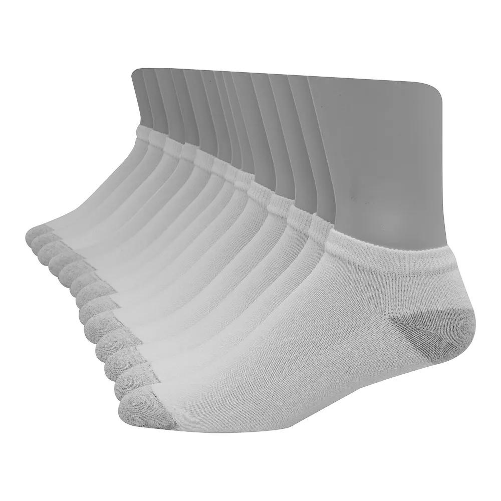 Men's Hanes® 12 Pack Ultimate Soft & Durable Low Cut Socks,  Product Image