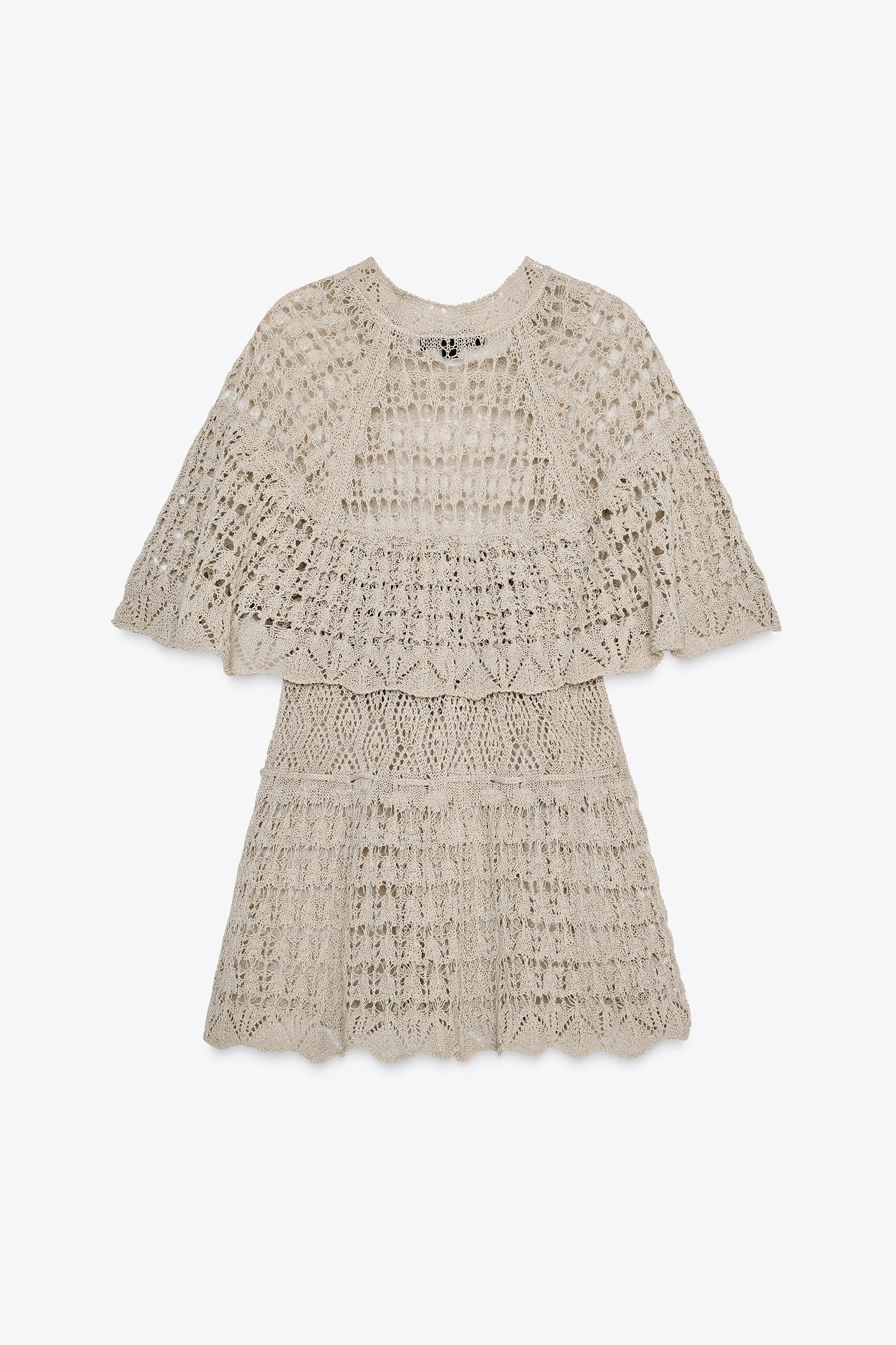 POINTELLE RUFFLE KNIT TOP Product Image