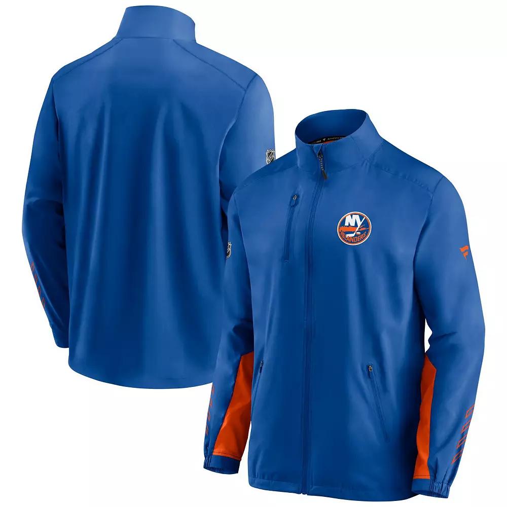 Men's Fanatics Branded Deep Sea Blue Seattle Kraken Authentic Pro Locker Room Rinkside Full-Zip Jacket,  Product Image
