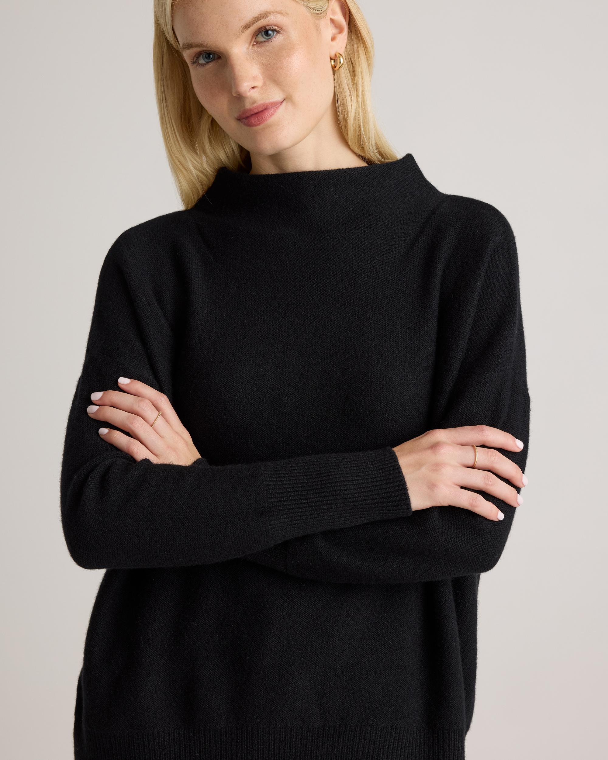 Quince | Women's Mongolian Cashmere Funnel Neck Sweater Size XL Product Image