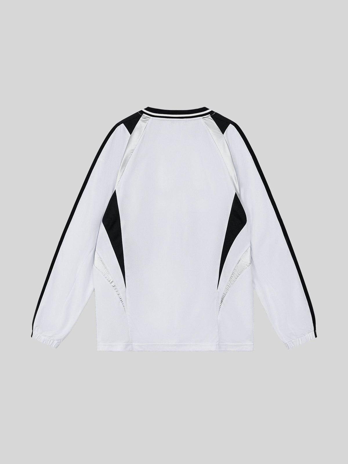 Aelfric Eden Color Blocking 08 V-Neck Sweatshirt Product Image