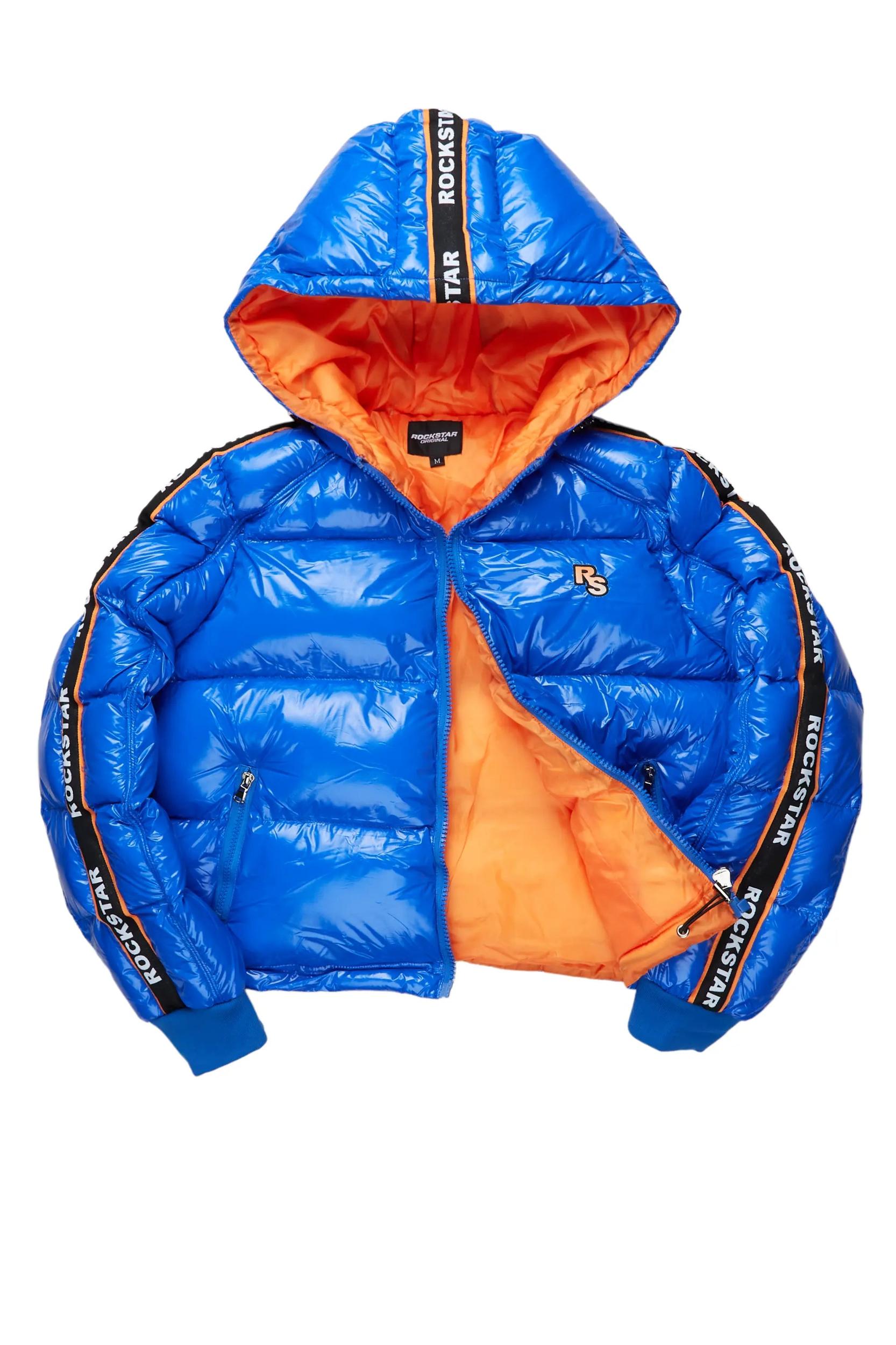Jackey Royal Blue Puffer Jacket Female Product Image