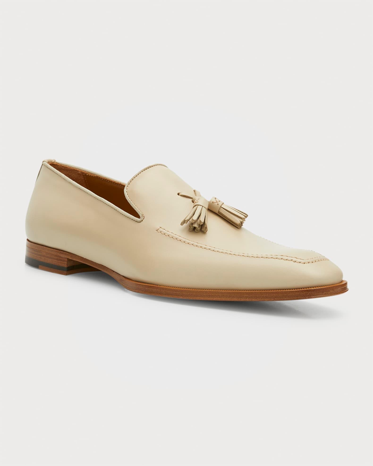 Men's Major Leather Tassel Loafers Product Image