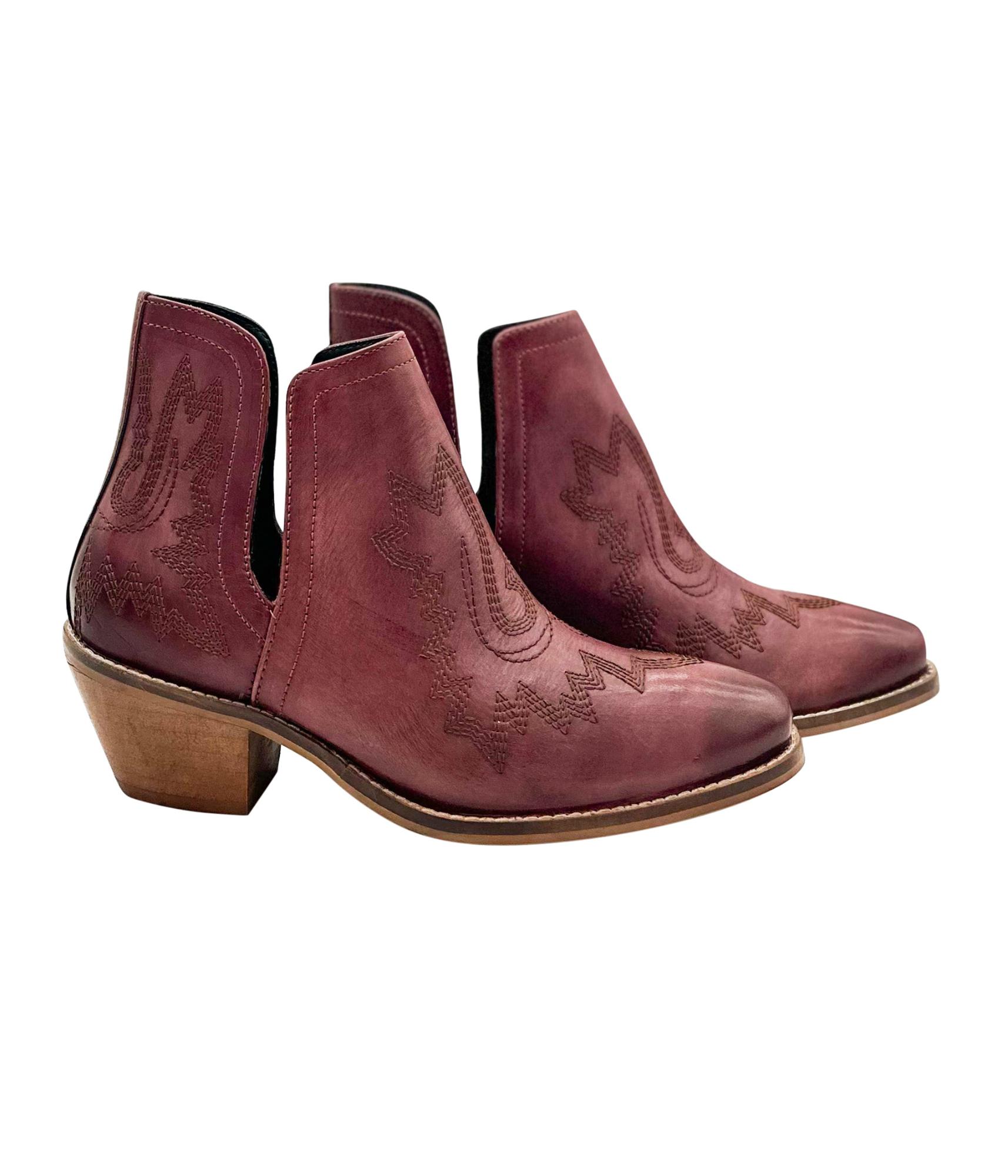 Kickin' Booties in Burgundy (Online Exclusive) Product Image