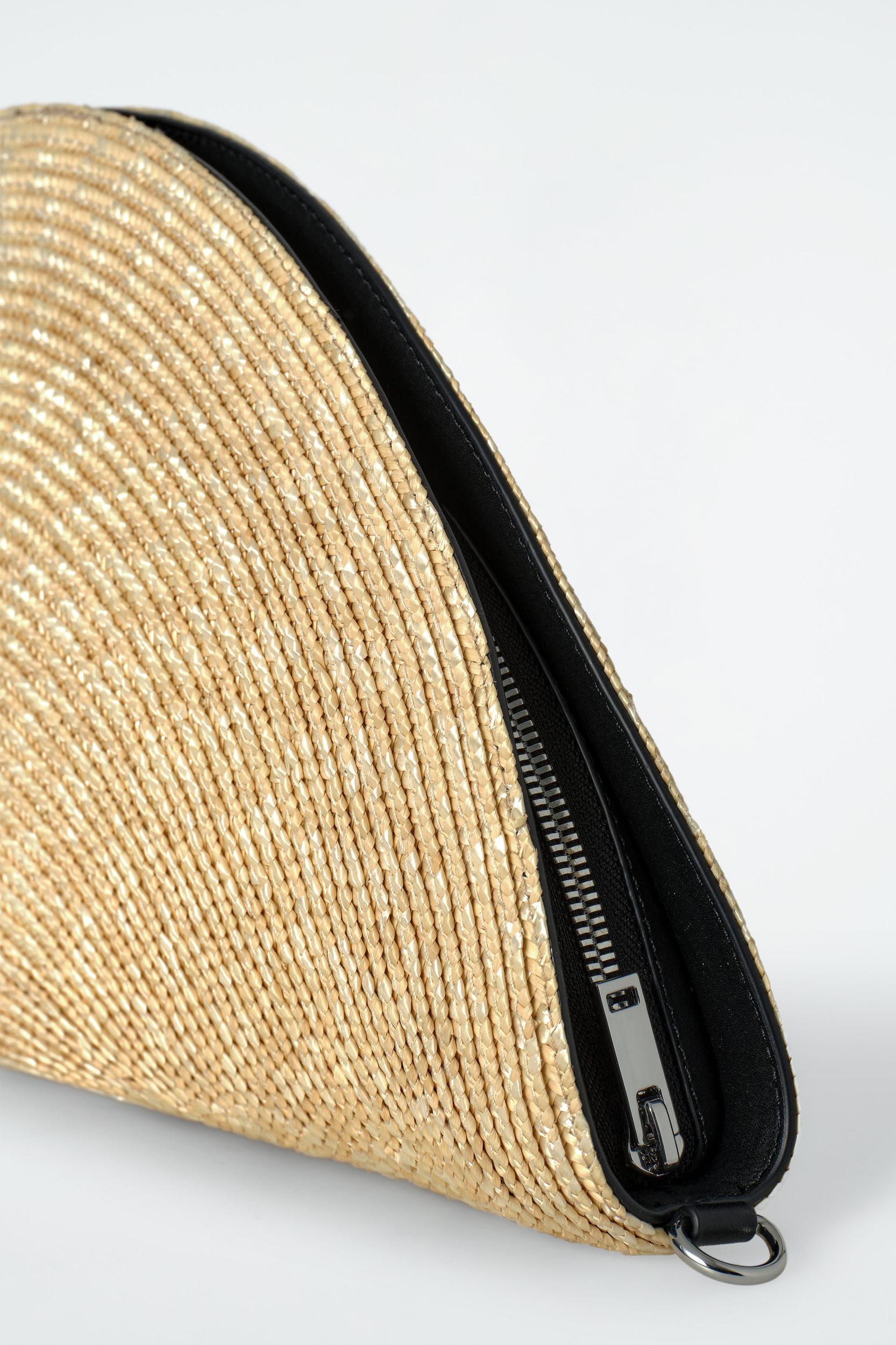 SOLEIL CLUTCH BAG - STRAW Product Image