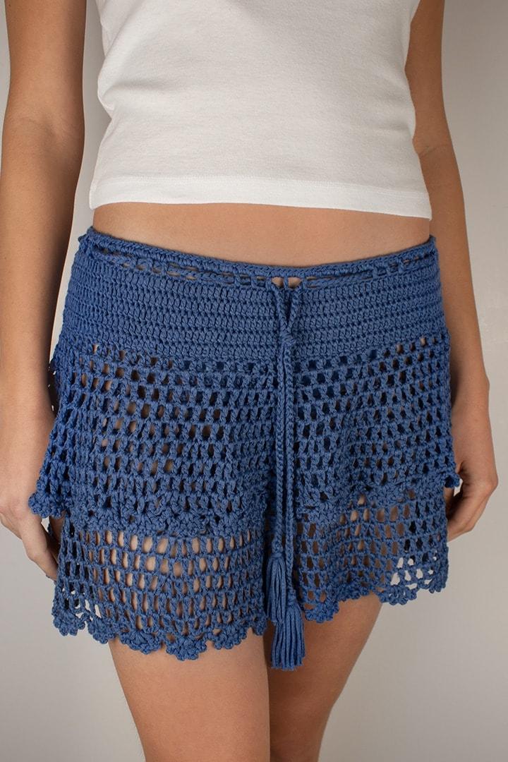 Double ruffle crochet skirt Product Image