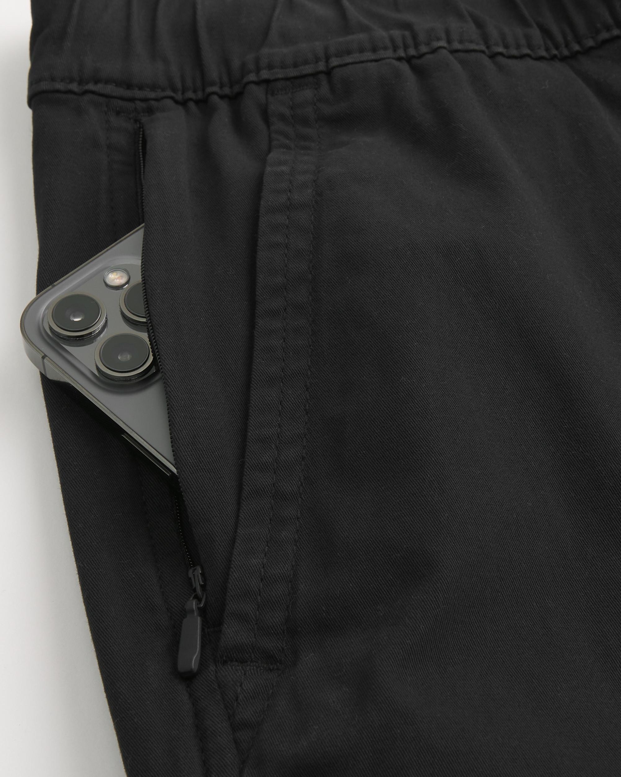 Relaxed Twill Cargo Joggers Product Image