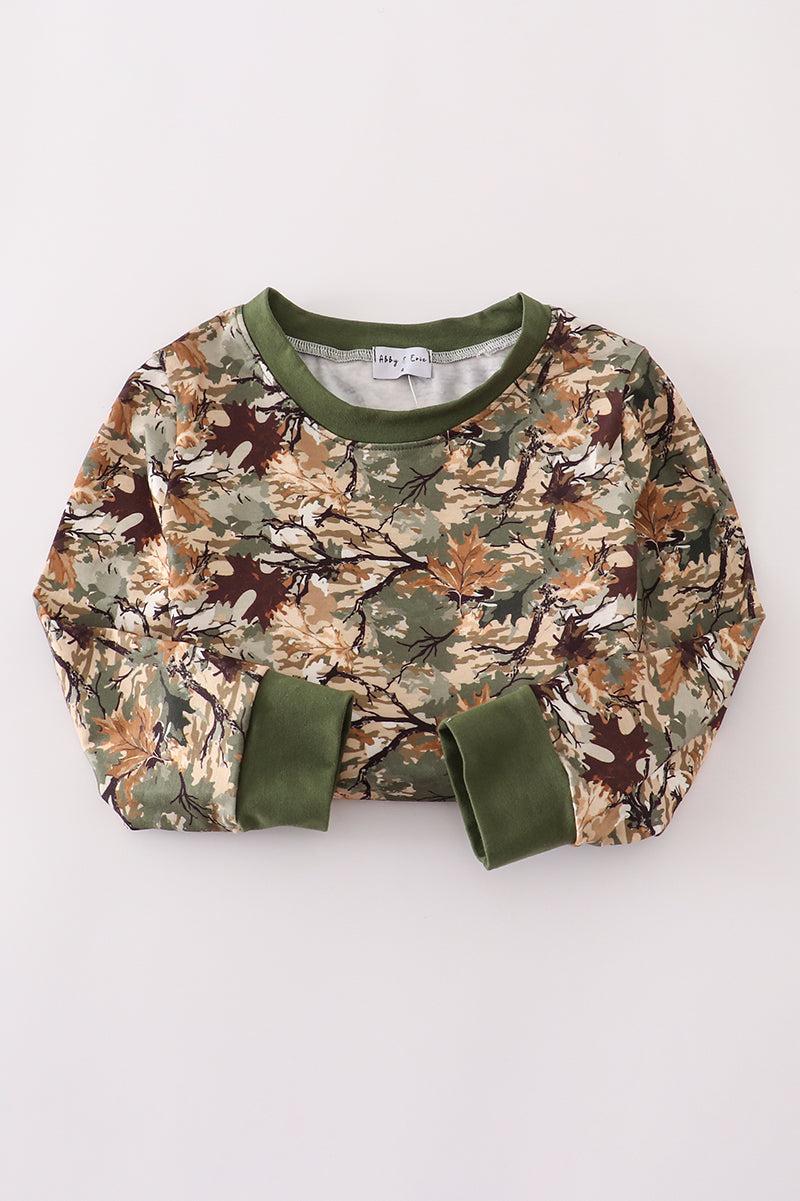 Camo leave dad&me sweatshirt Product Image