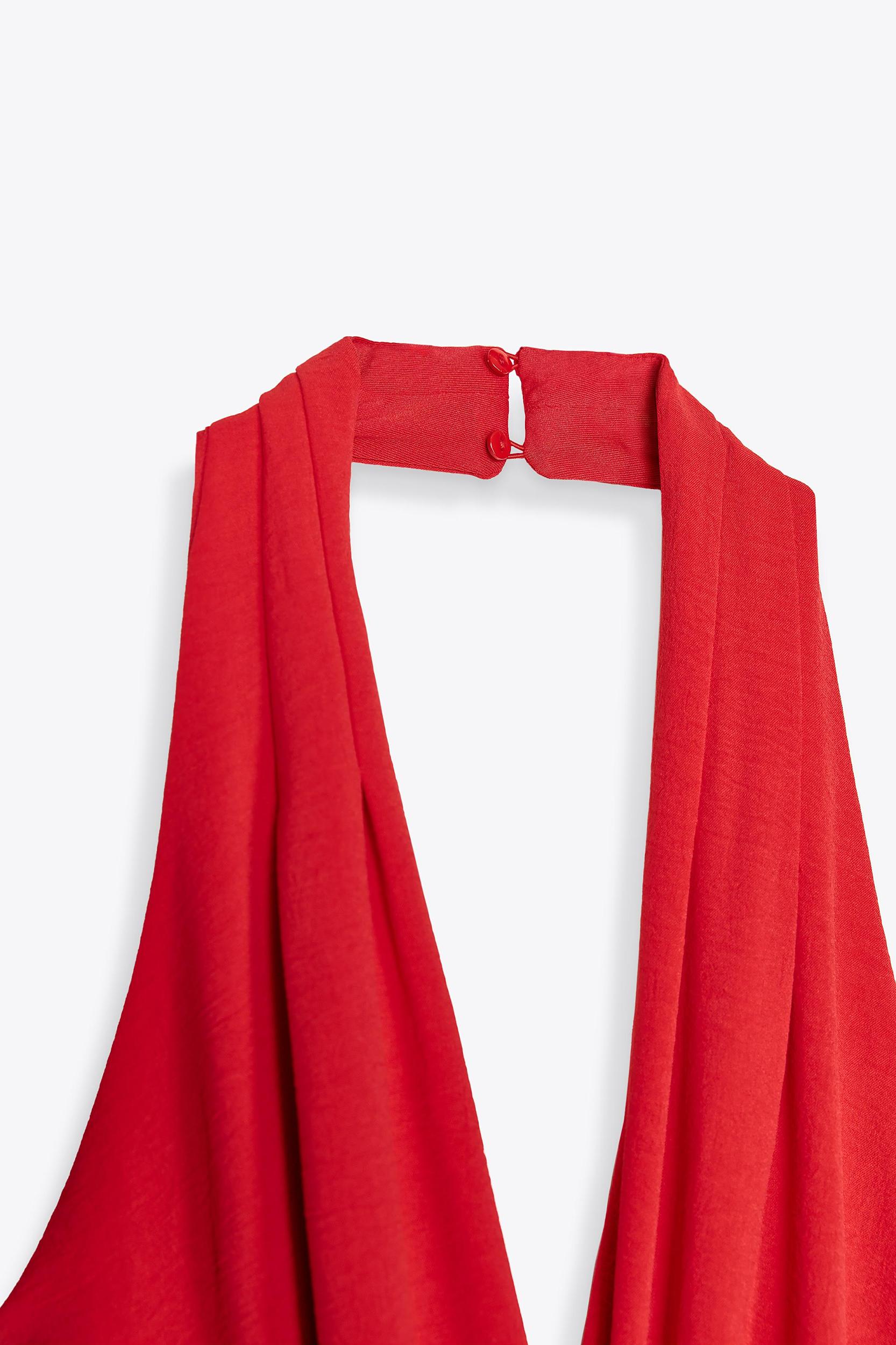 HALTER KNOT JUMPSUIT Product Image