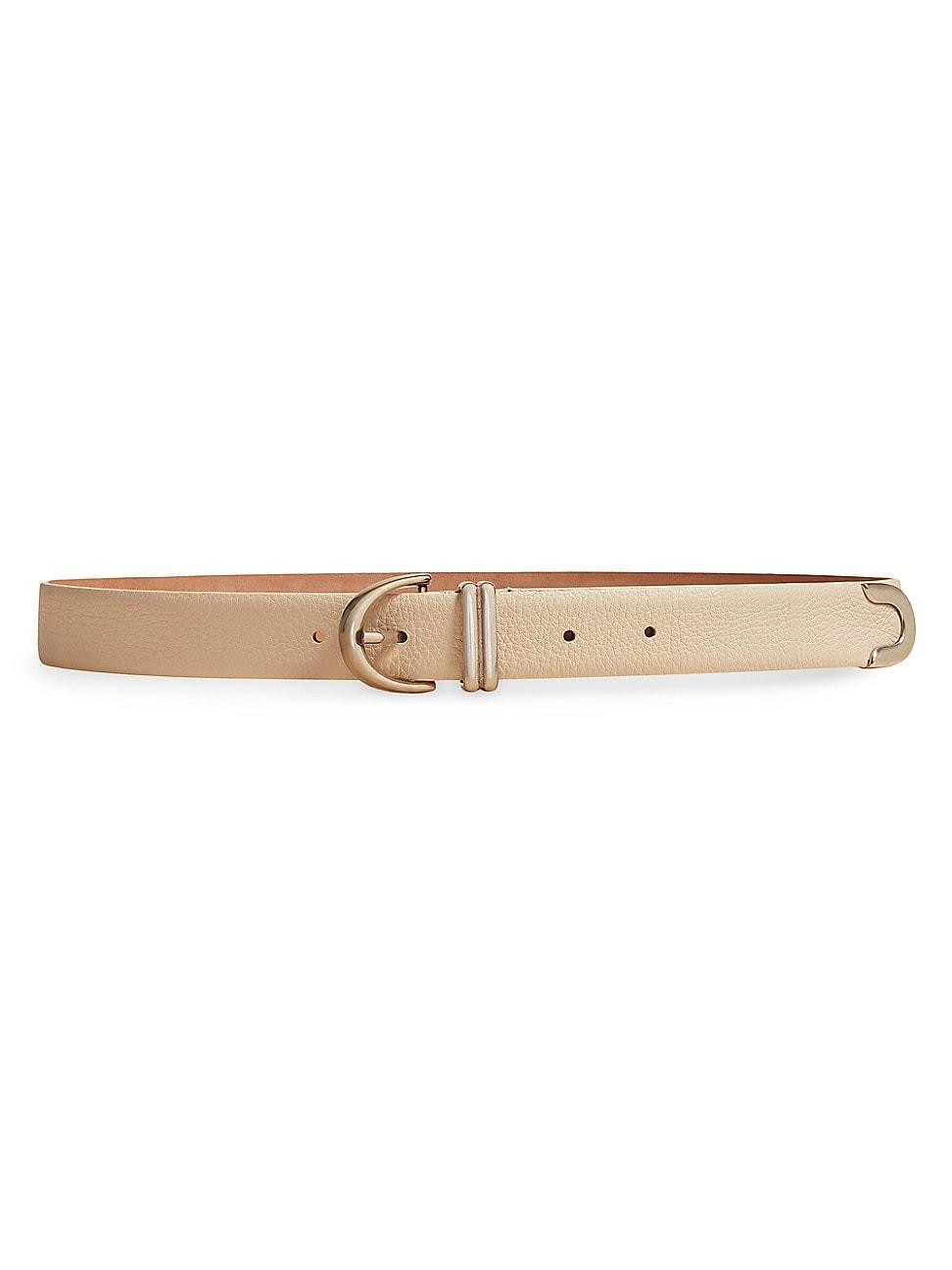 Womens The Bambi Pebbled Leather Belt Product Image