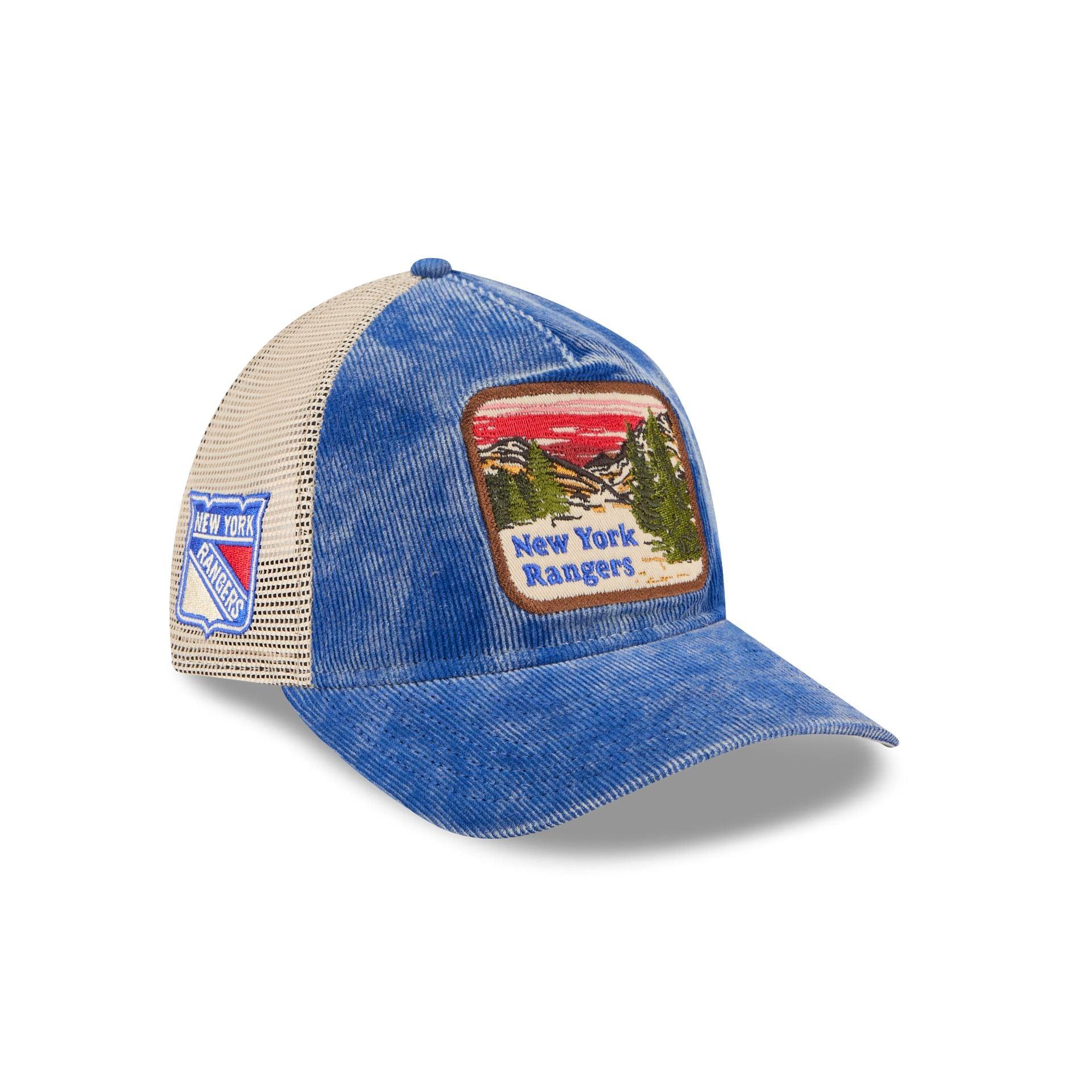 Texas Rangers Vintage Landscape 9TWENTY A-Frame Trucker Hat Male Product Image