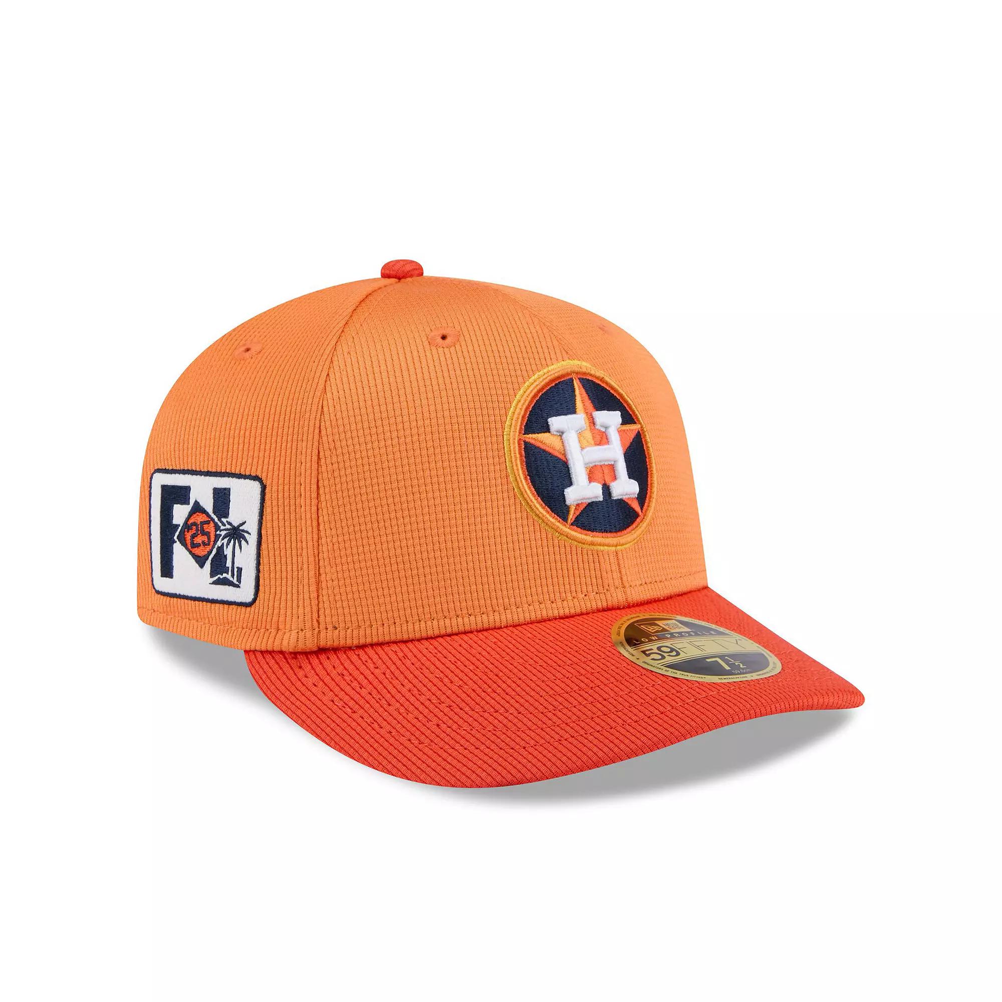 Men's New Era Orange Houston Astros 2025 Spring Training Low Profile 59FIFTY Fitted Hat,  Product Image