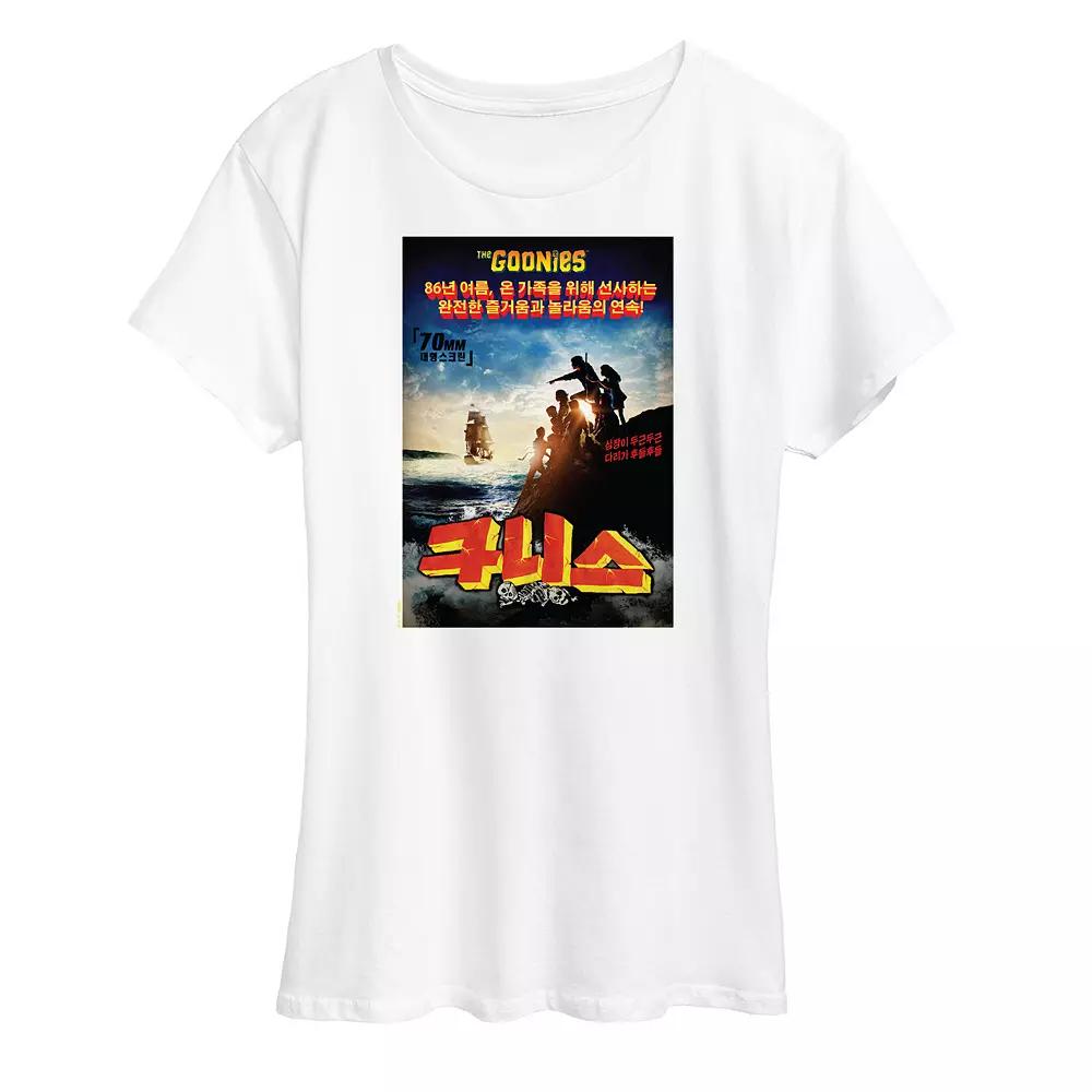 Women's The Goonies Korean Poster Graphic Tee,  Product Image