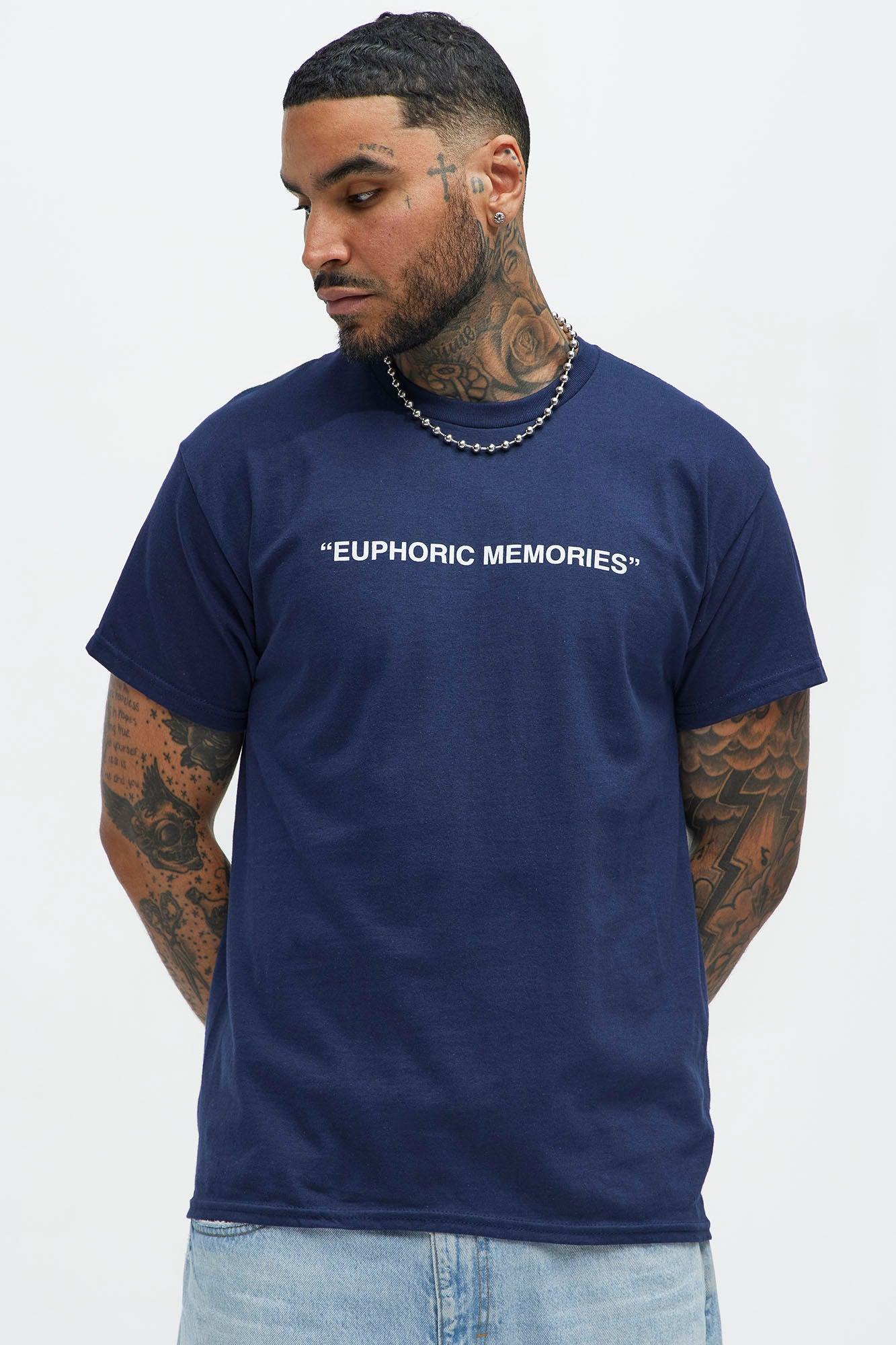 Euphoric Memories Short Sleeve Tee - Navy Product Image