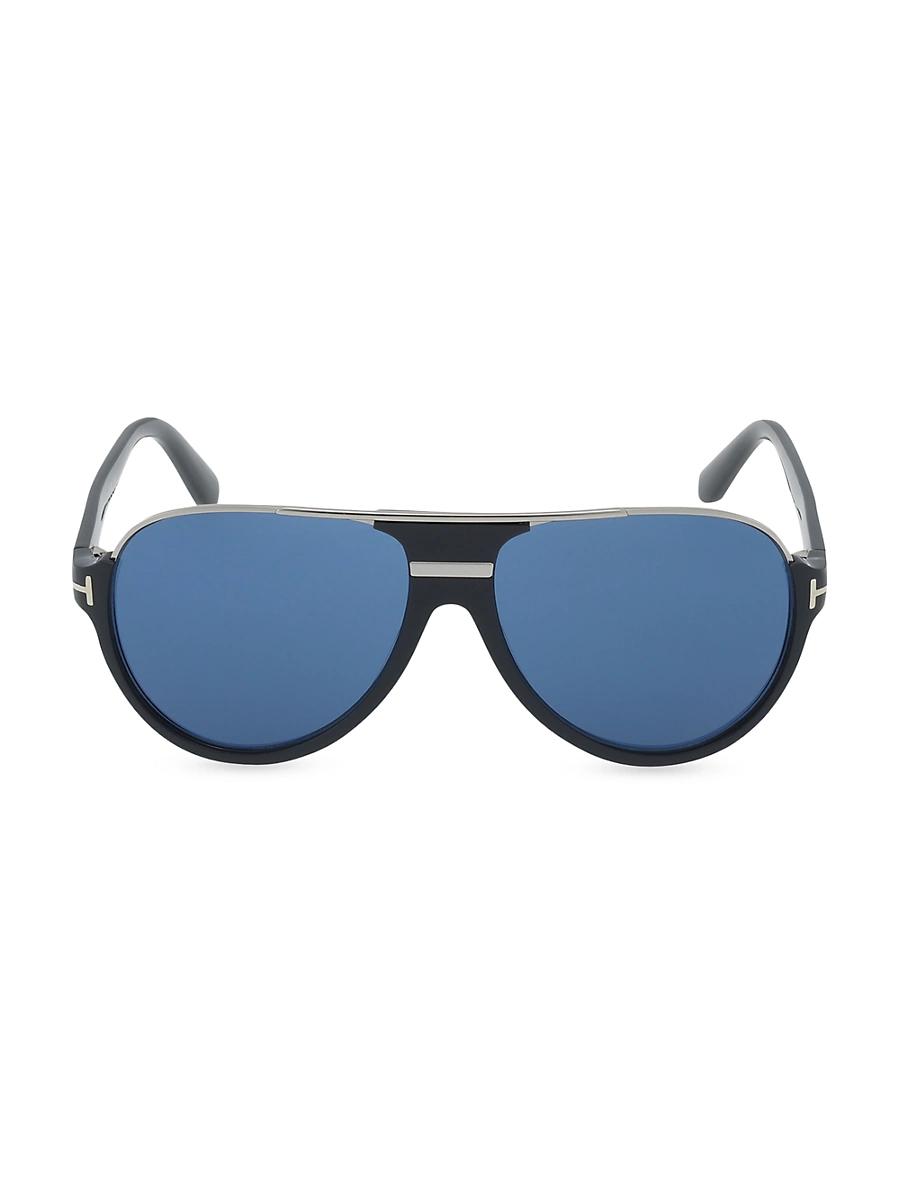 Mens 59MM Dimitry Pilot Sunglasses Product Image
