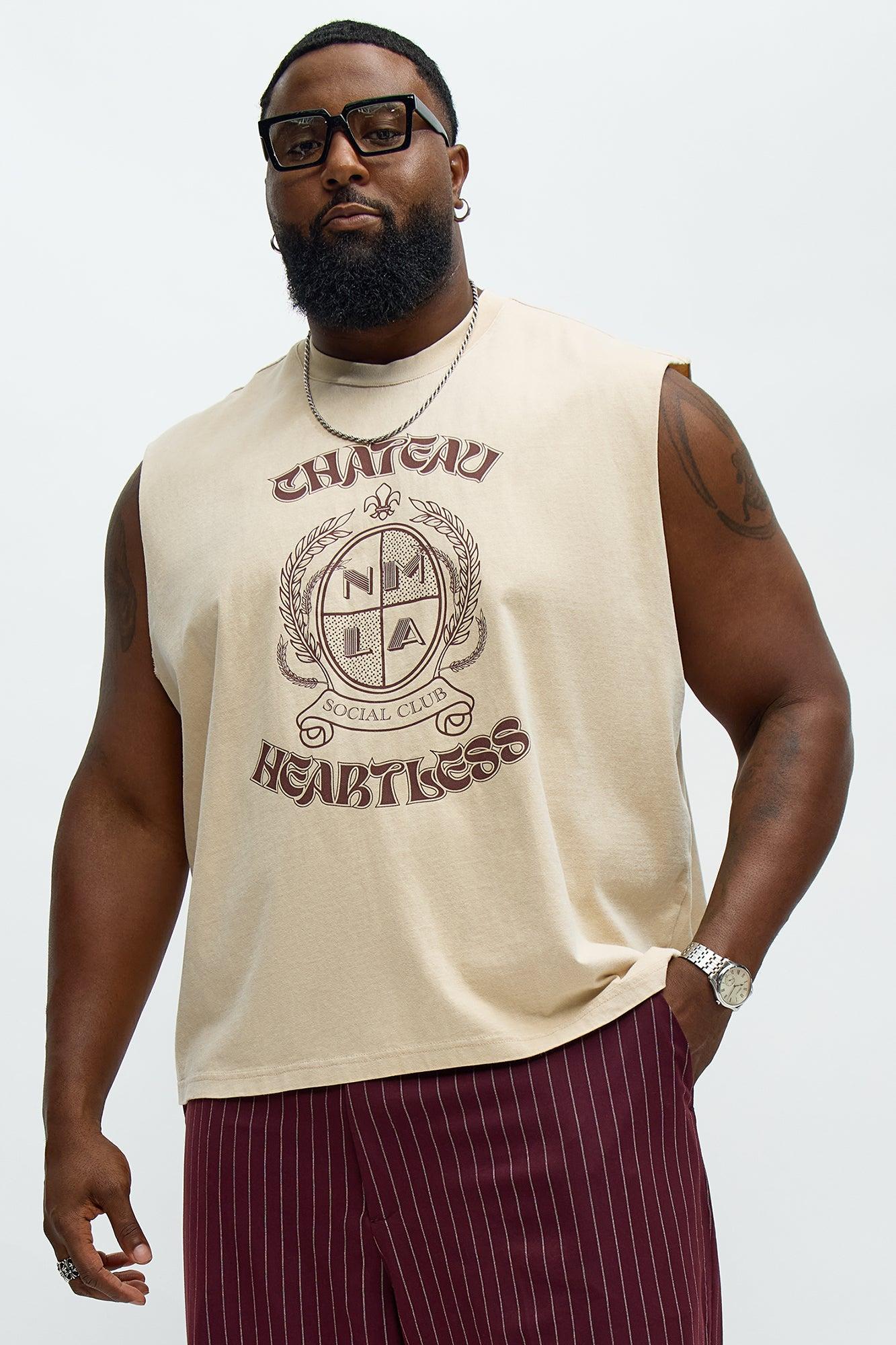 Chateau Muscle Tee - Sand Male Product Image