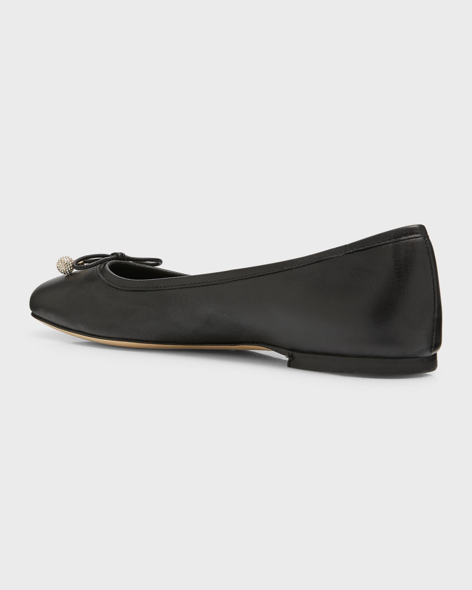 Womens Elme Leather Ballerina Flats Product Image