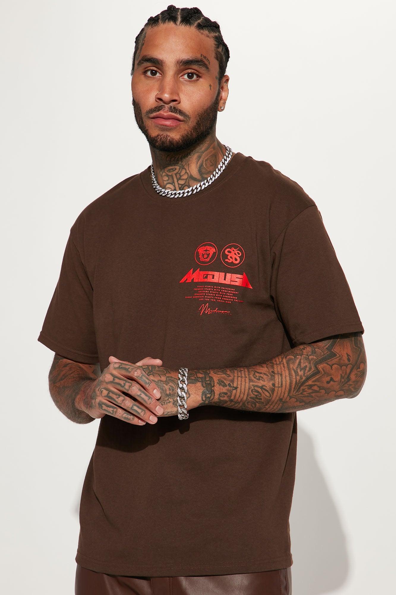 Medusa Short Sleeve Tee - Brown Product Image