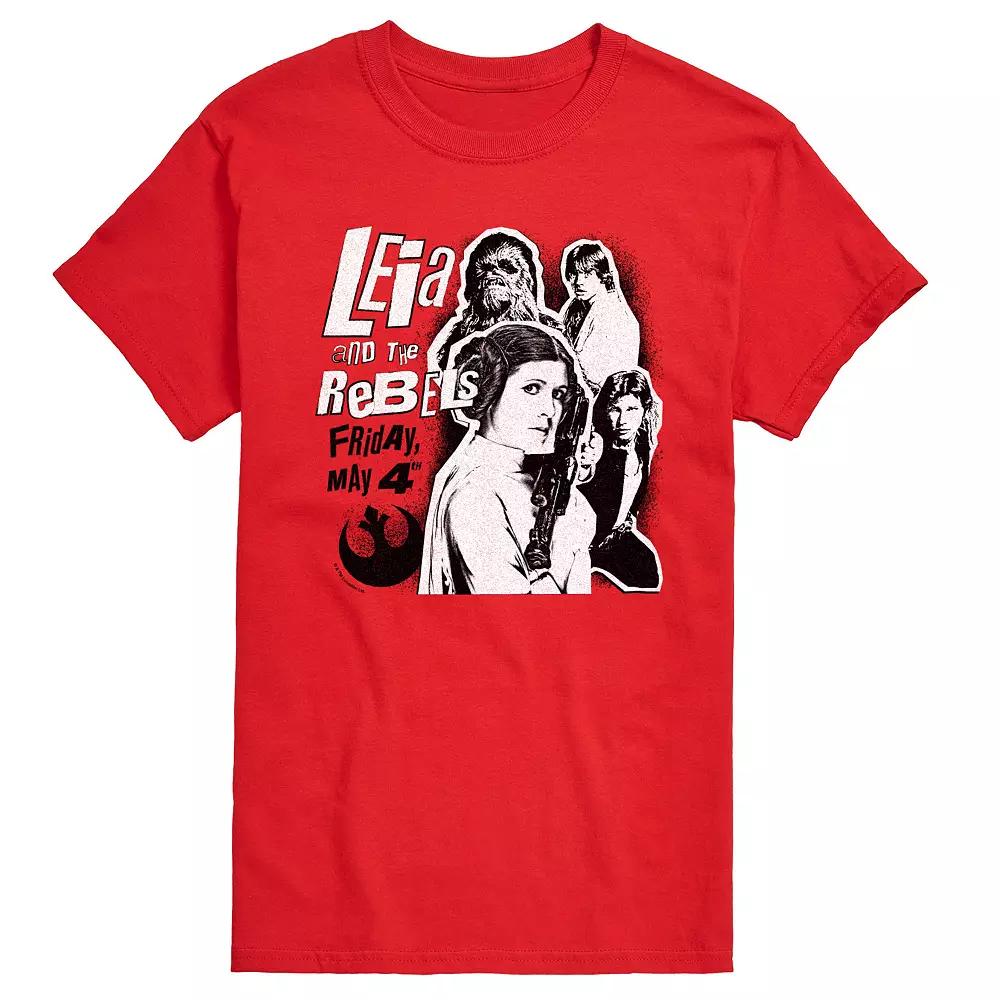 Big & Tall Star Wars Leia & The Rebels Graphic Tee, Men's,  Product Image