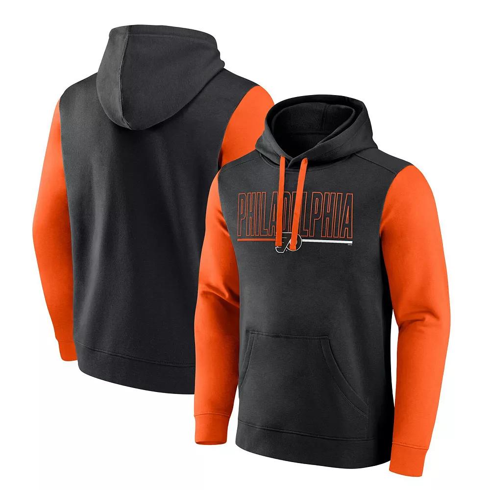Men's Black Philadelphia Flyers Deliver Fleece Pullover Hoodie, Size: 2XL, Fly Black Product Image