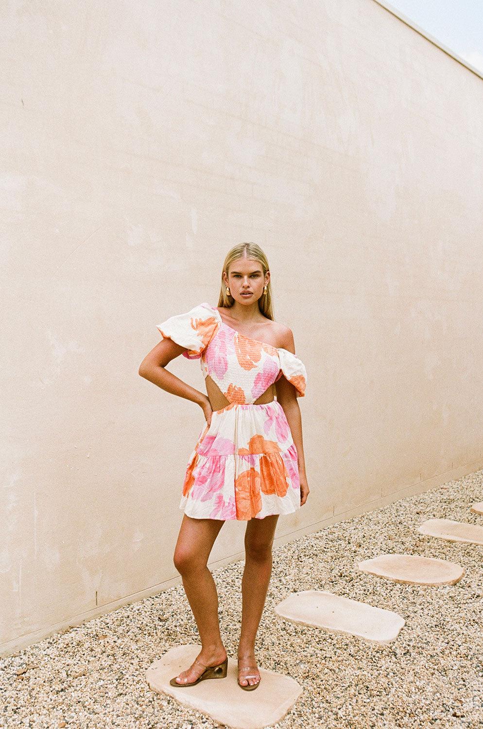 Raffy Dress - Solstice Pink Product Image