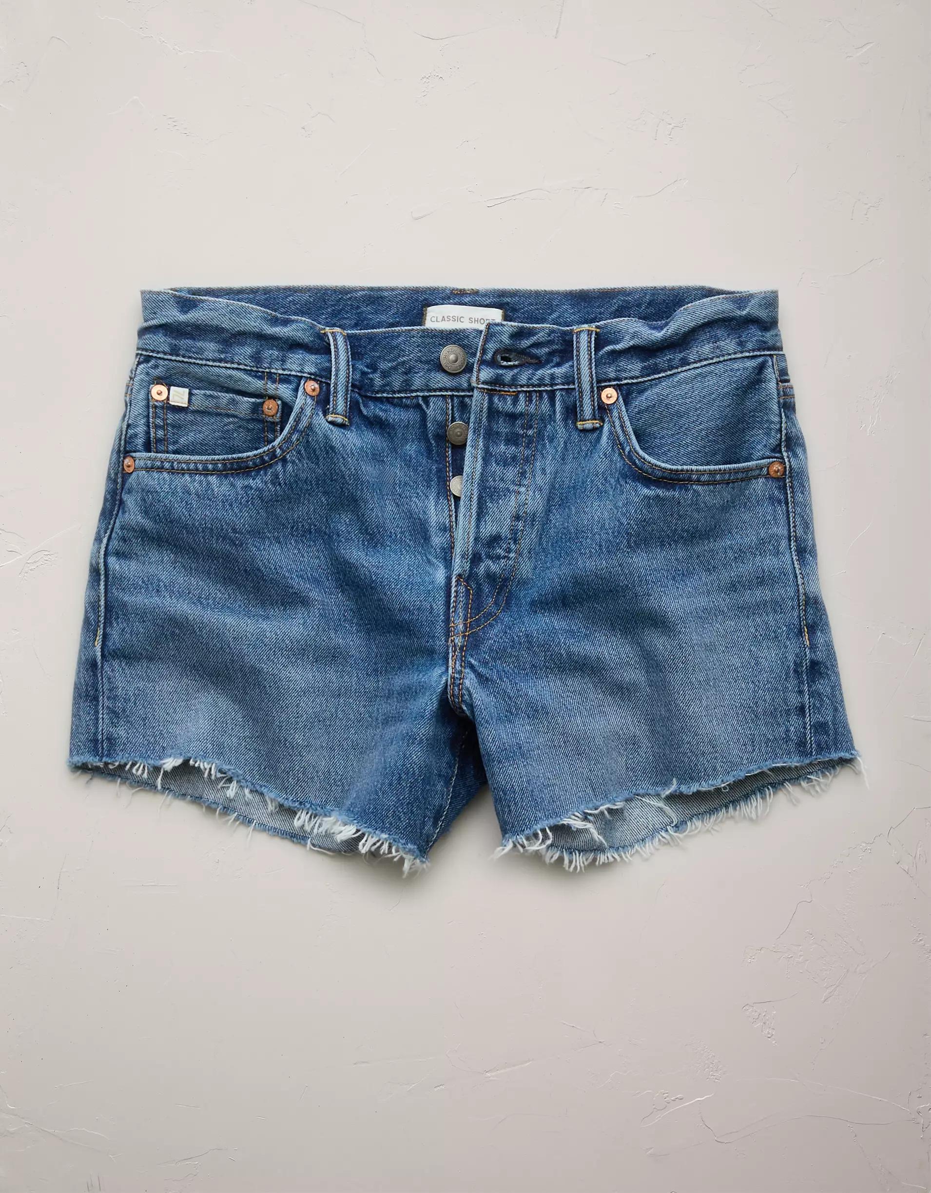 AE77 Premium Classic Denim Short Product Image