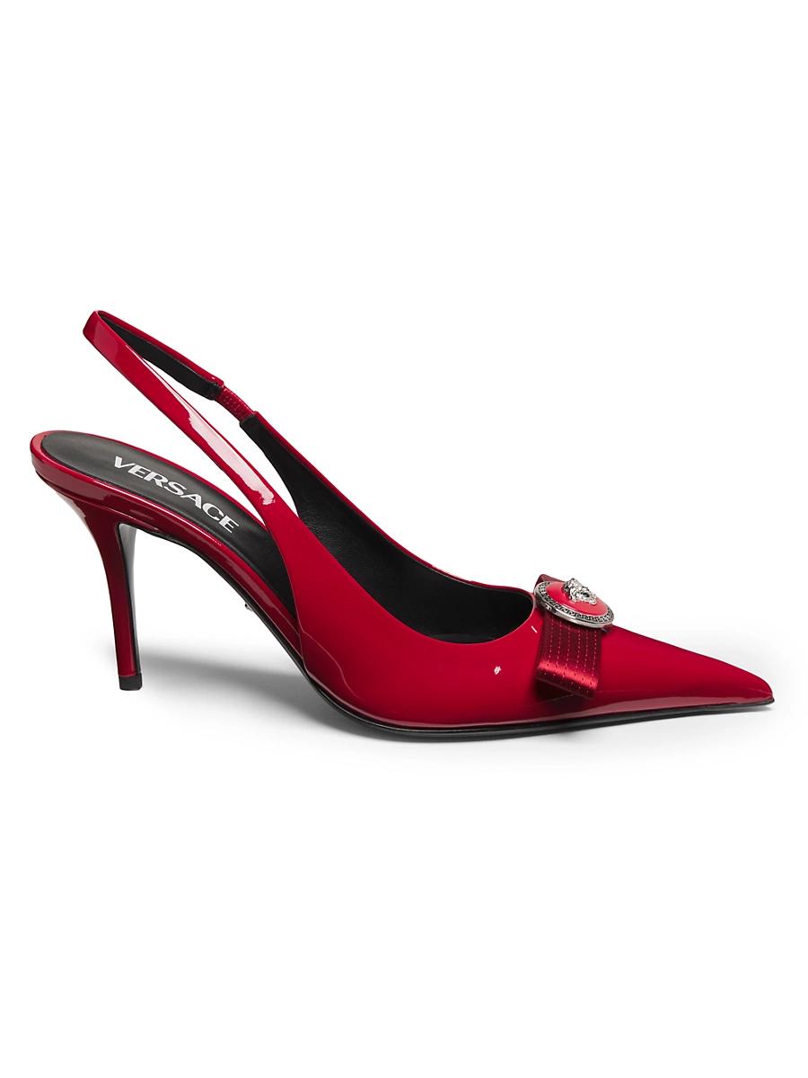 Womens Gianni Ribbon 85MM Slingback Pumps Product Image