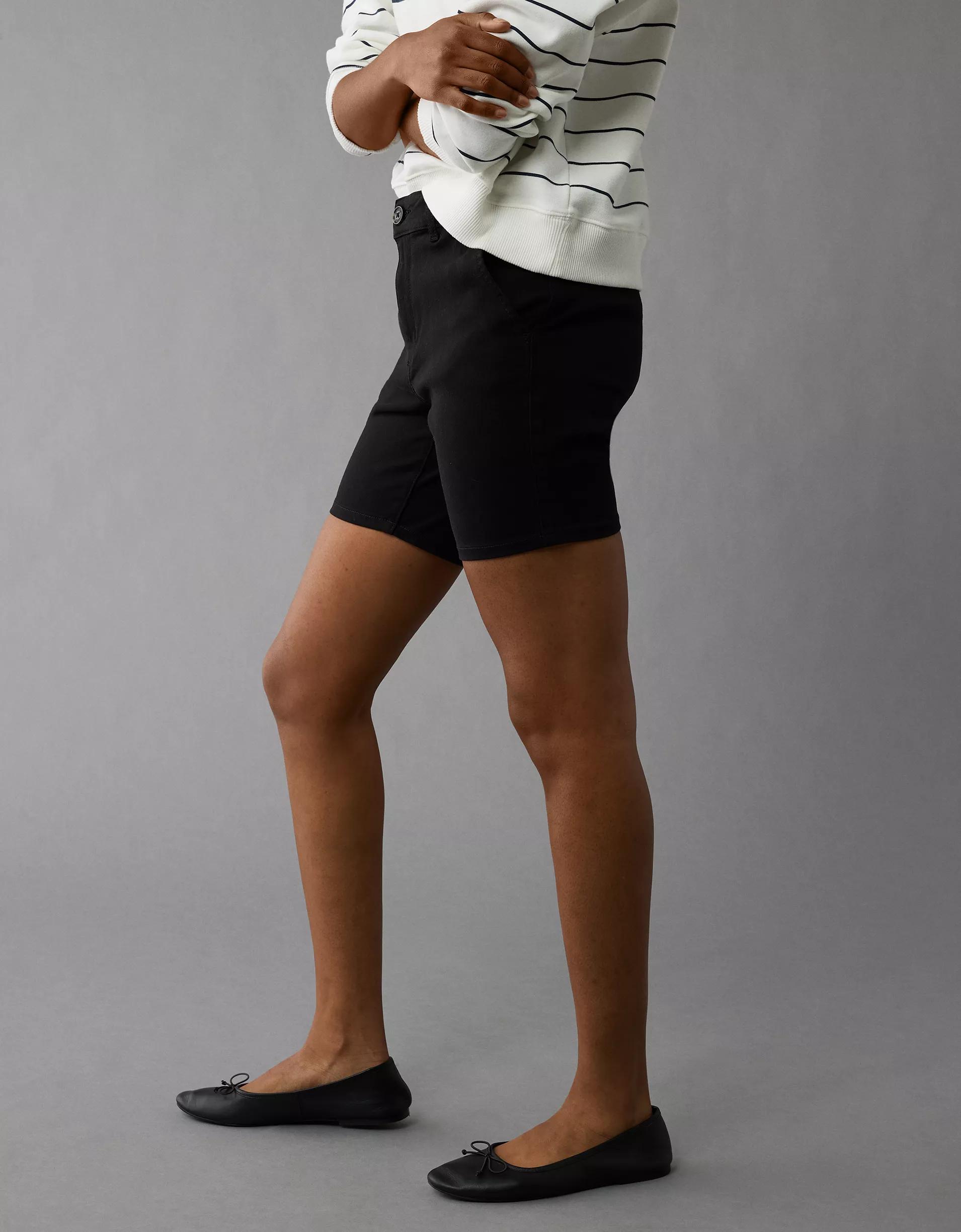 AE Stretch High-Waisted Trouser Bermuda Short Product Image