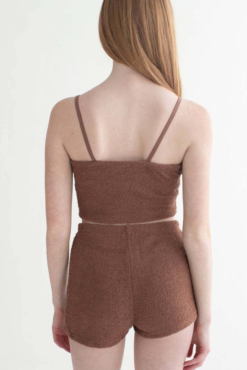 Brown Teddi Cami & Shorts Set Product Image