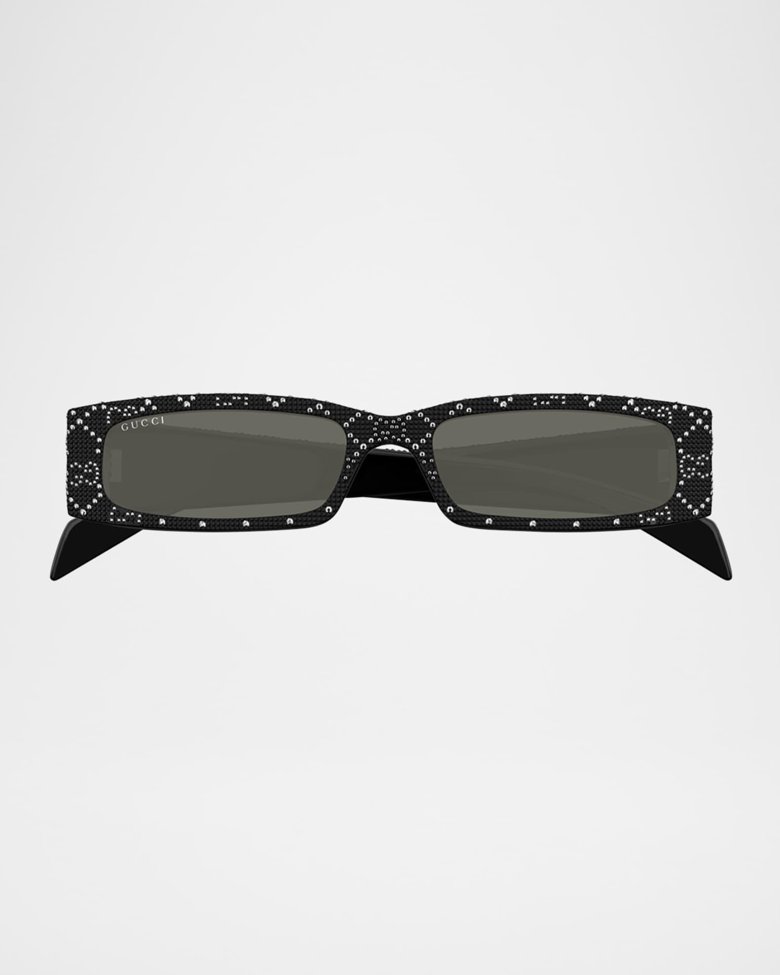 Men's GG1780SM Acetate Rectangle Sunglasses Product Image