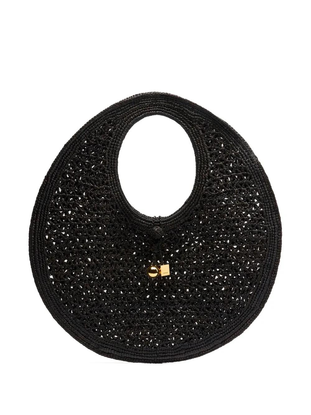 Le Rond Spiaggia raffia shoulder bag Product Image