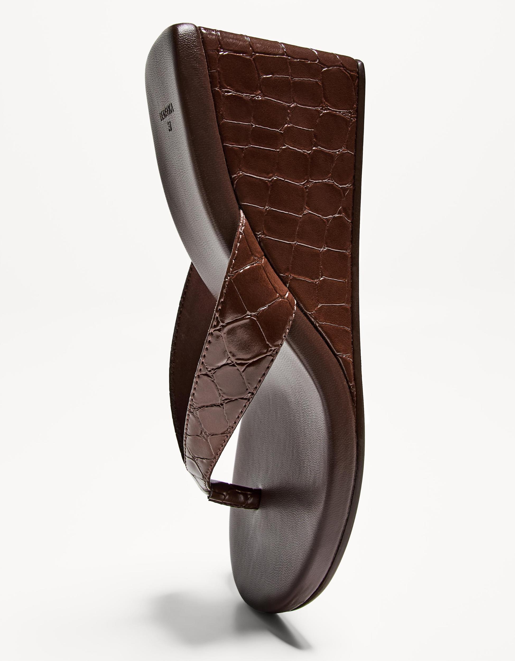 High-heel wedge sandals Product Image