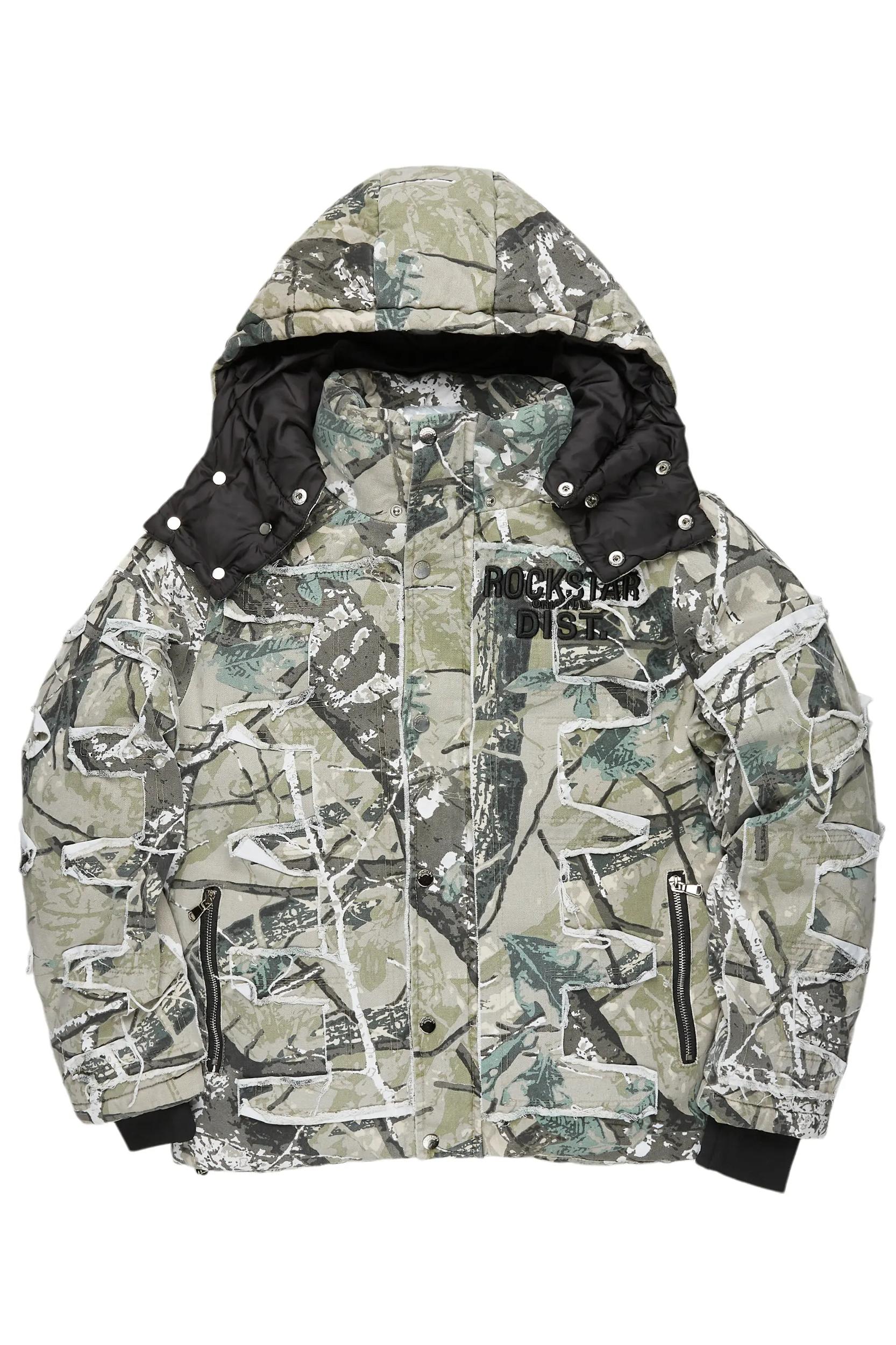 Shake Tree Camo Puffer Jacket Male Product Image