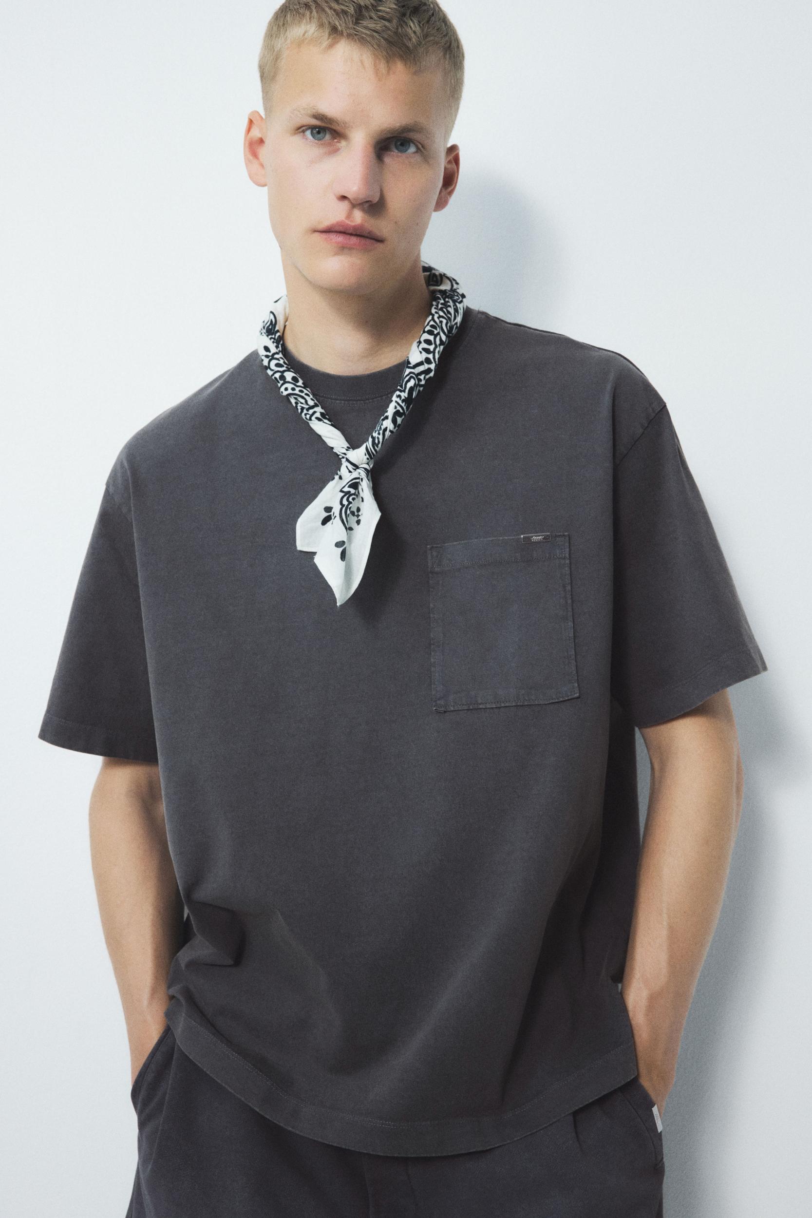 Loose-Fit Washed T-Shirt Product Image