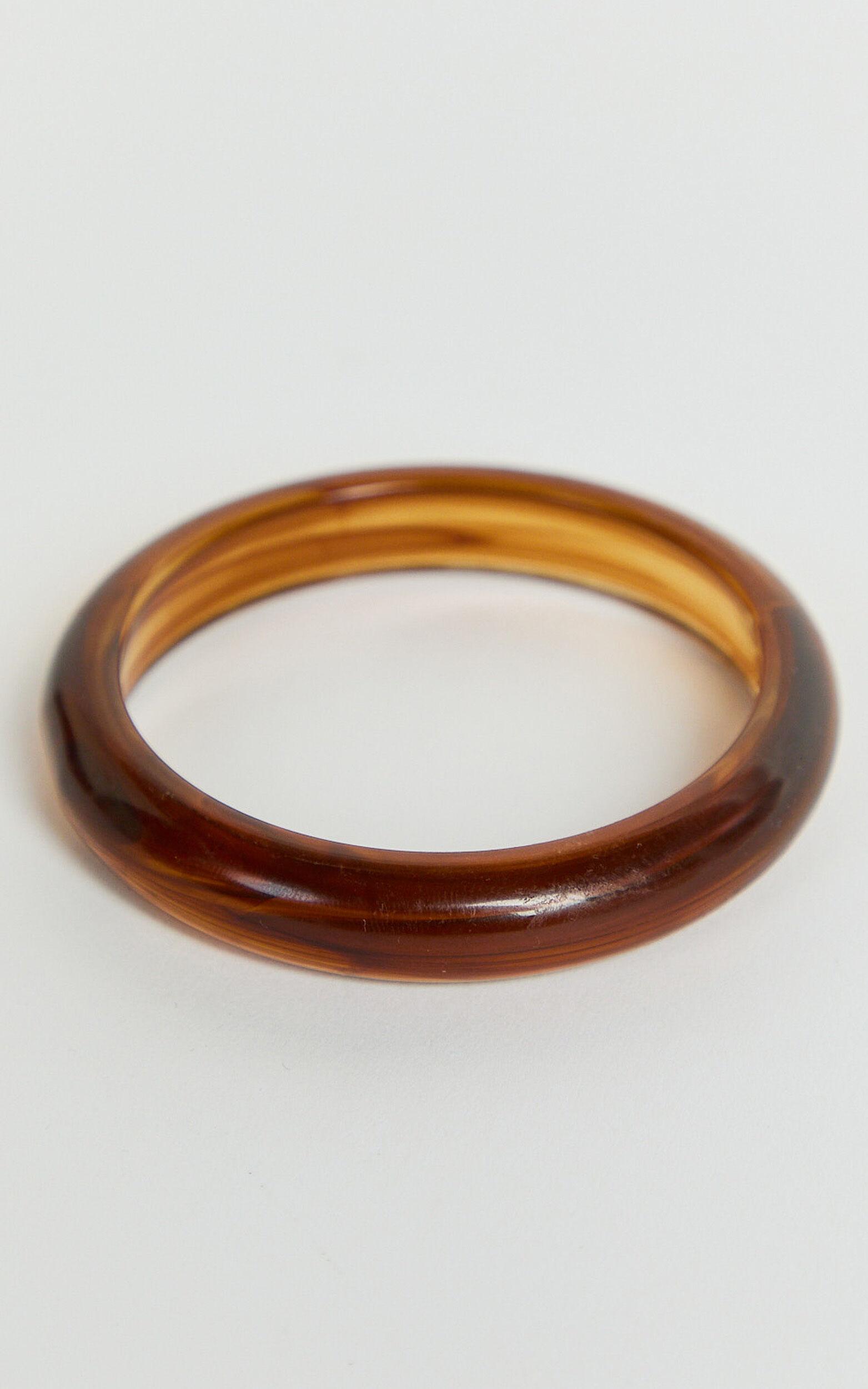 Erin Resin Bangle in Brown Product Image