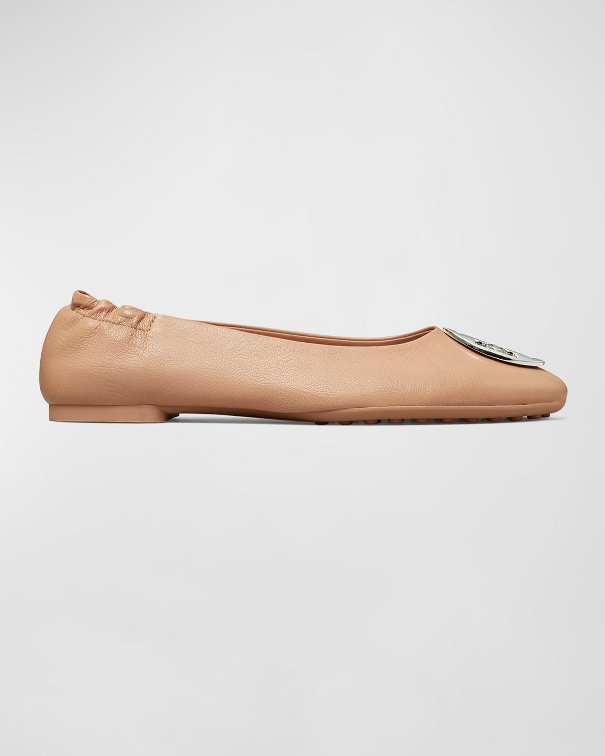 Womens Claire Leather Ballet Flats Product Image