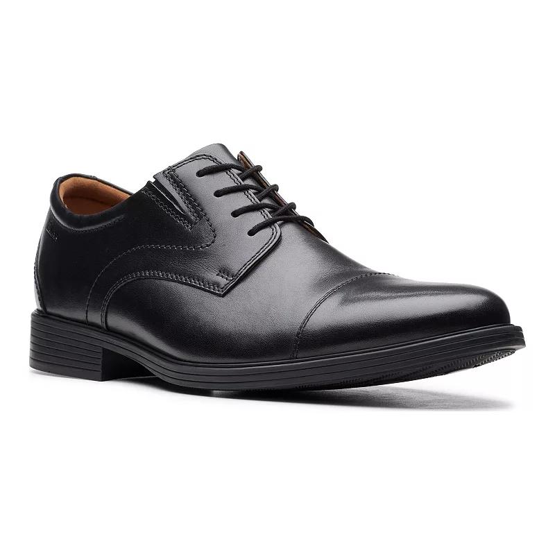 Clarks® Whiddon Cap Men's Leather Dress Shoes,  Product Image