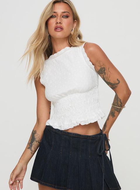 Asuka Top White Product Image