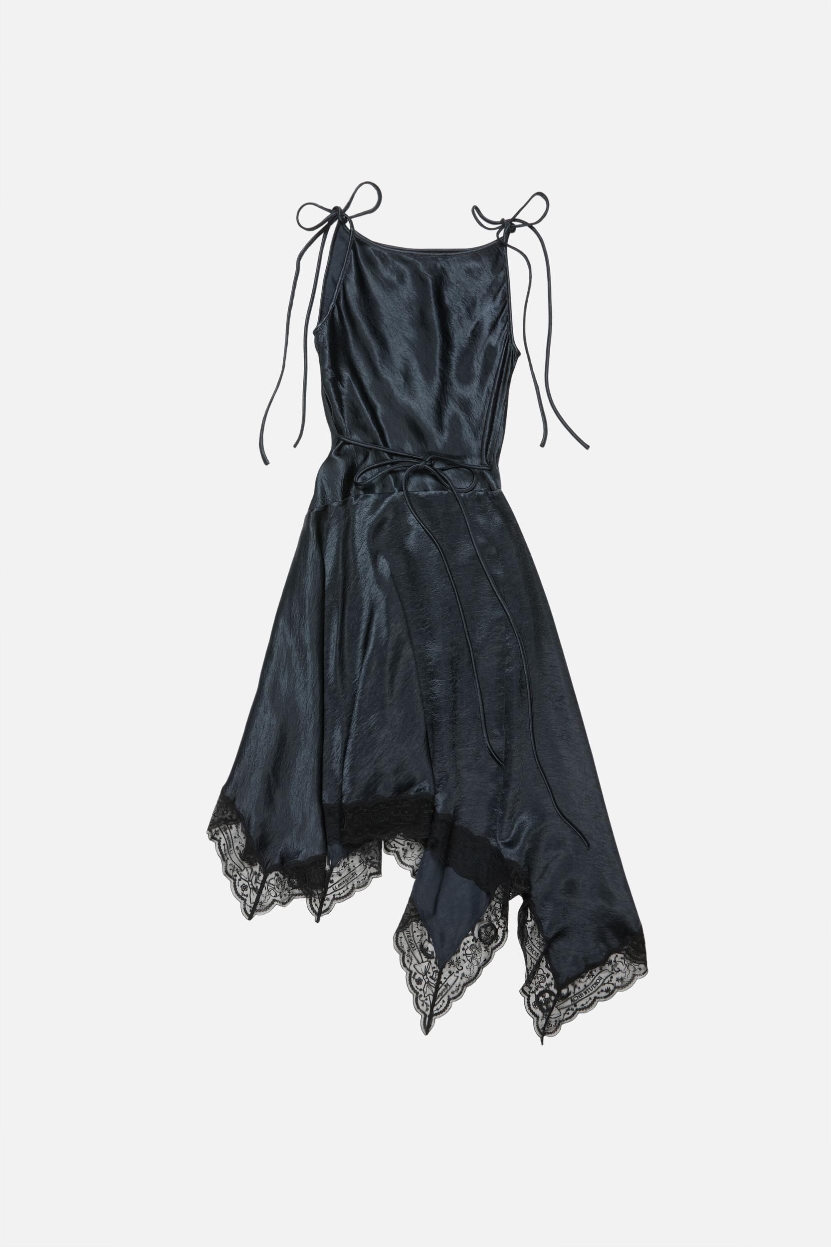 Satin lace dress Product Image