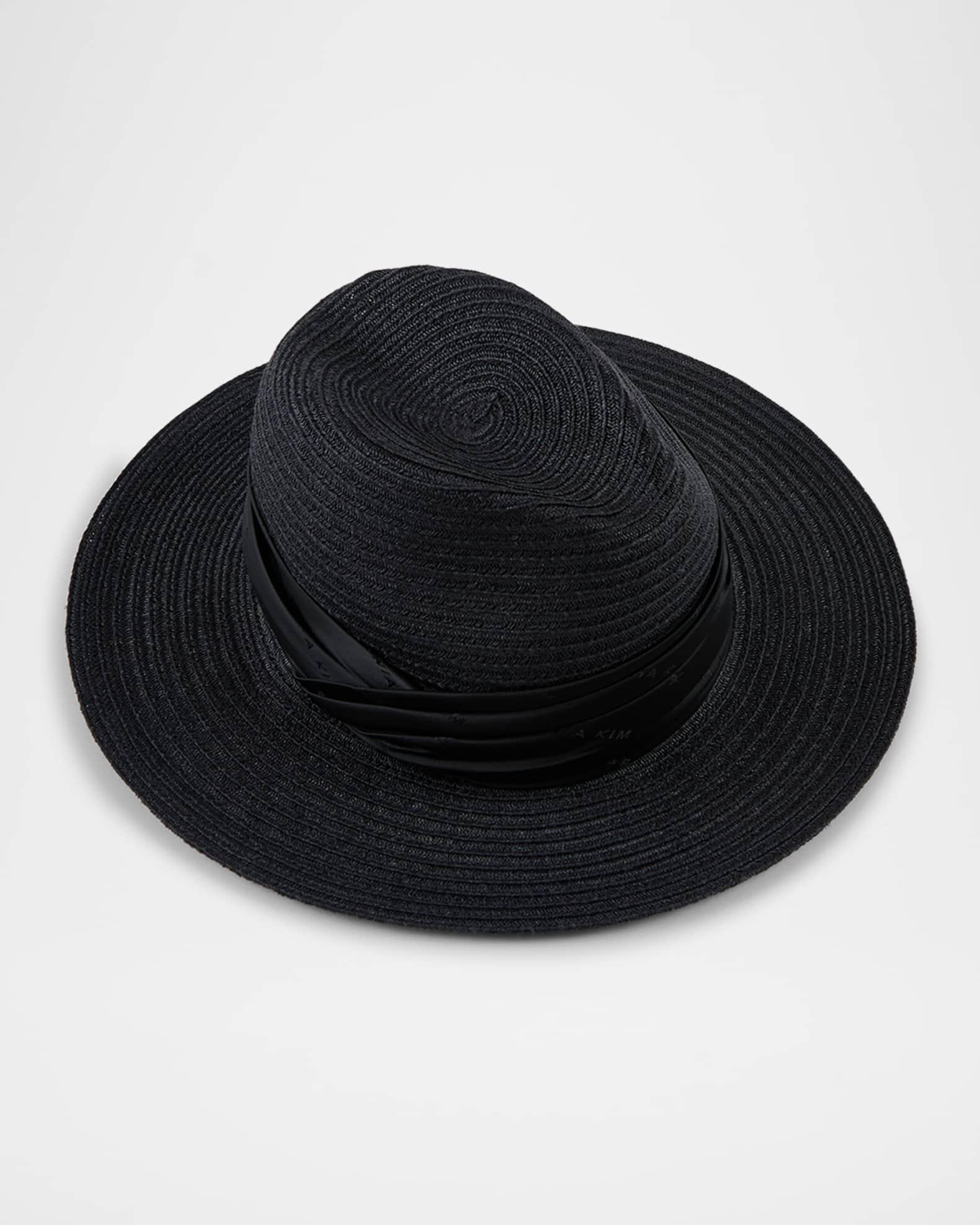 Courtney Hemp Straw Fedora Hat Product Image