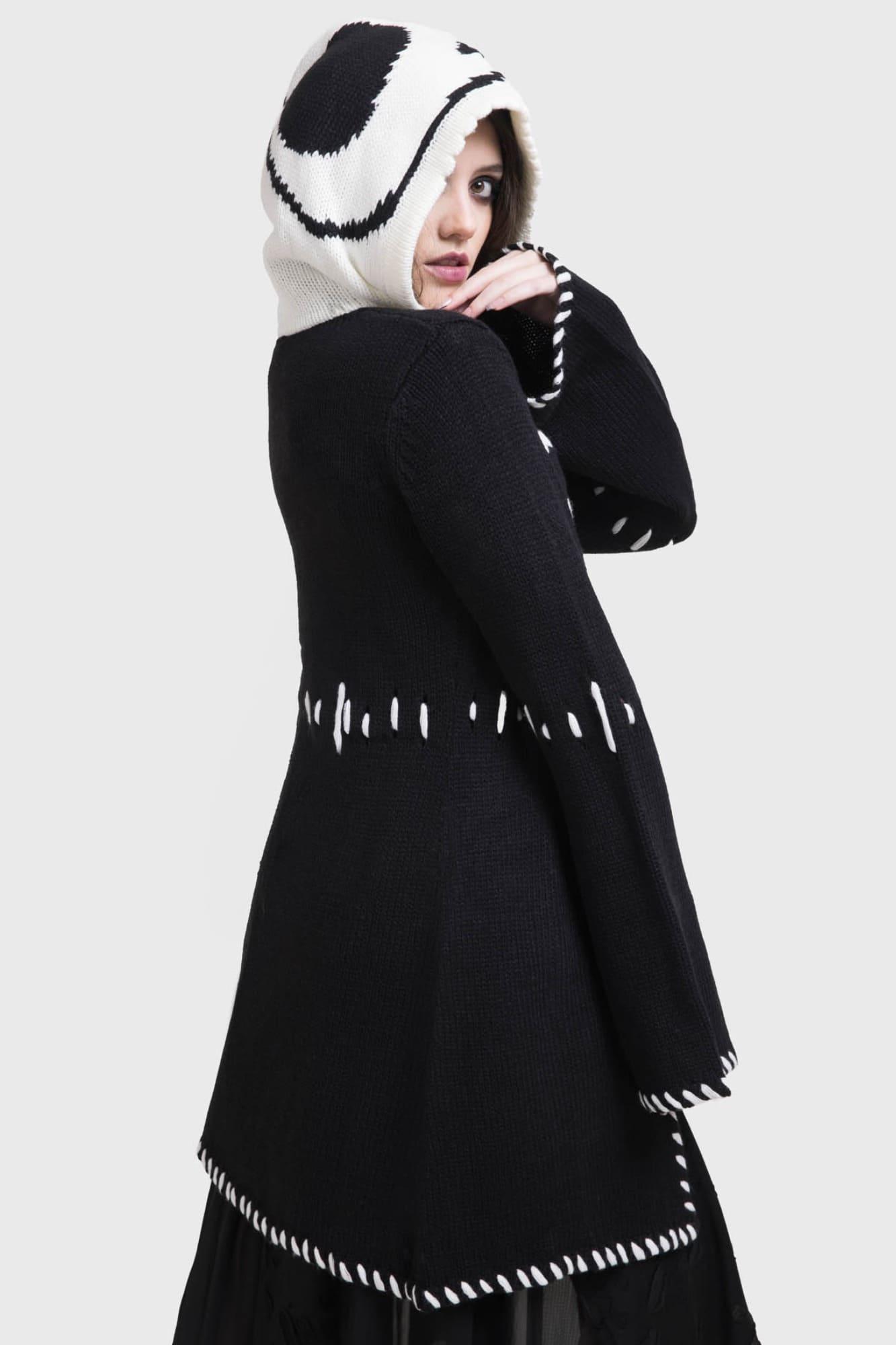 Scraps Hooded Cardigan Female Product Image