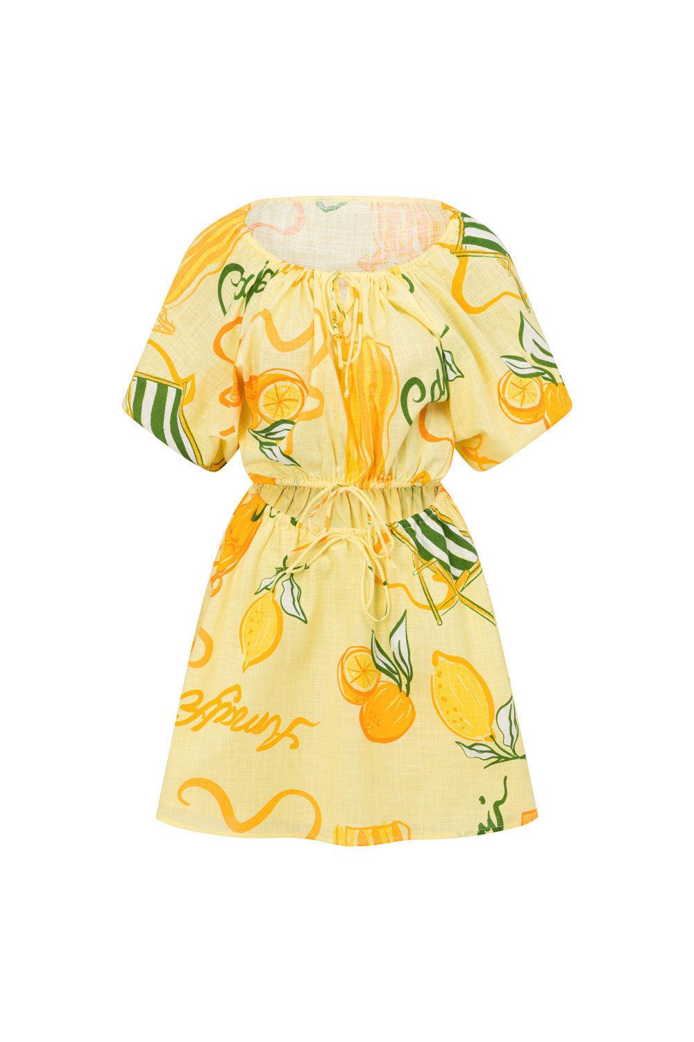 Milo Dress - Amalfi Citrus Product Image