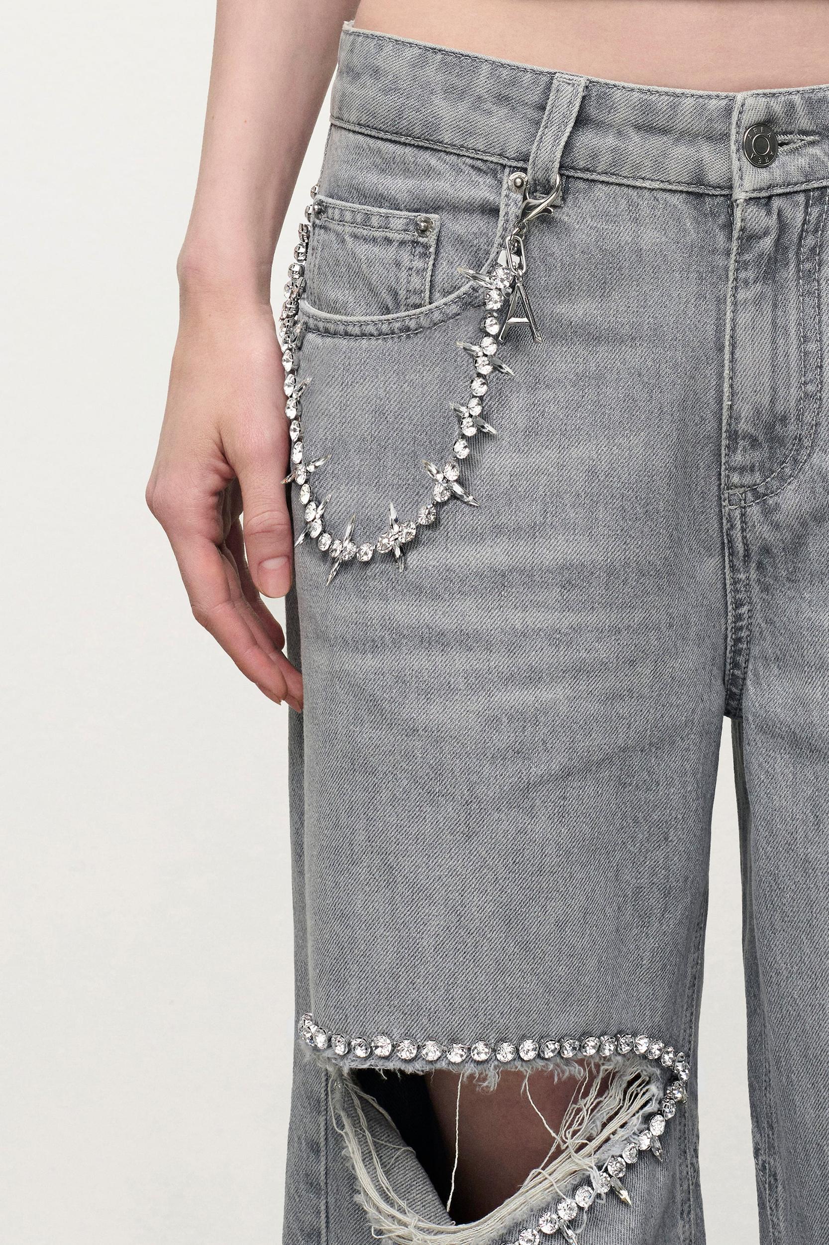 Crystal Blanket Stitch Wallet Chain Product Image