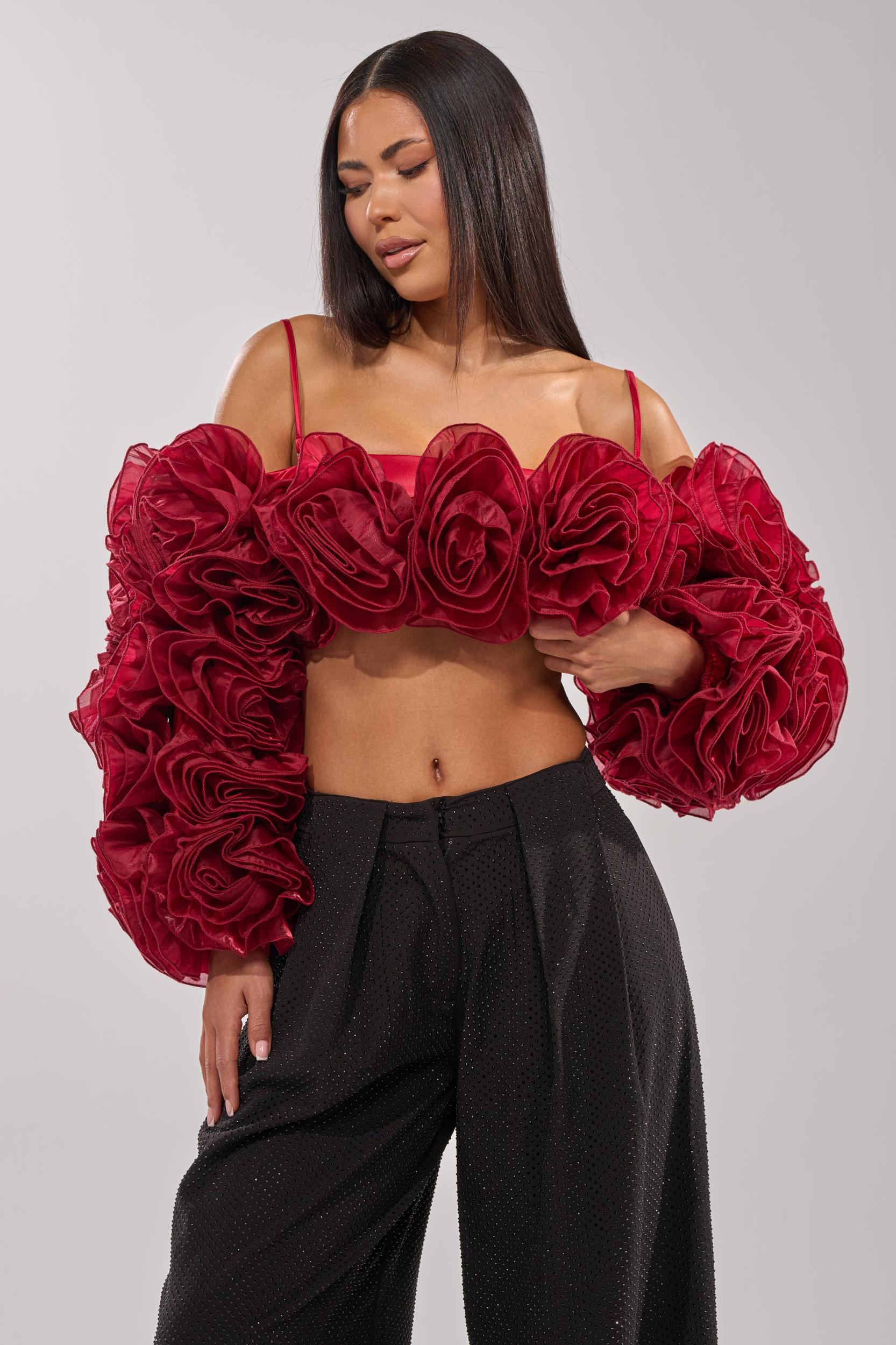 ROSES FOR EVERYONE BLOUSE Product Image