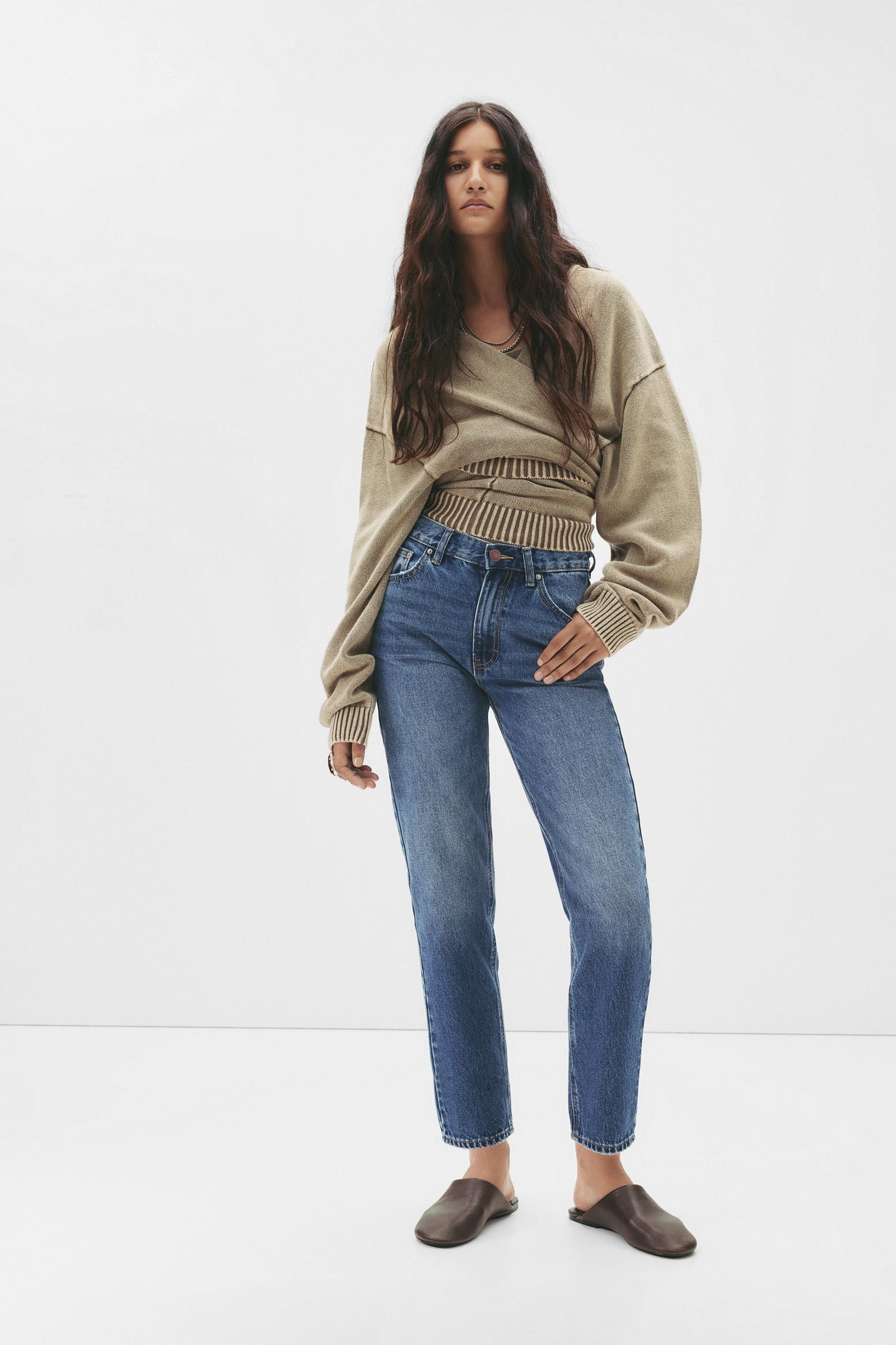 High-waist mom jeans Product Image